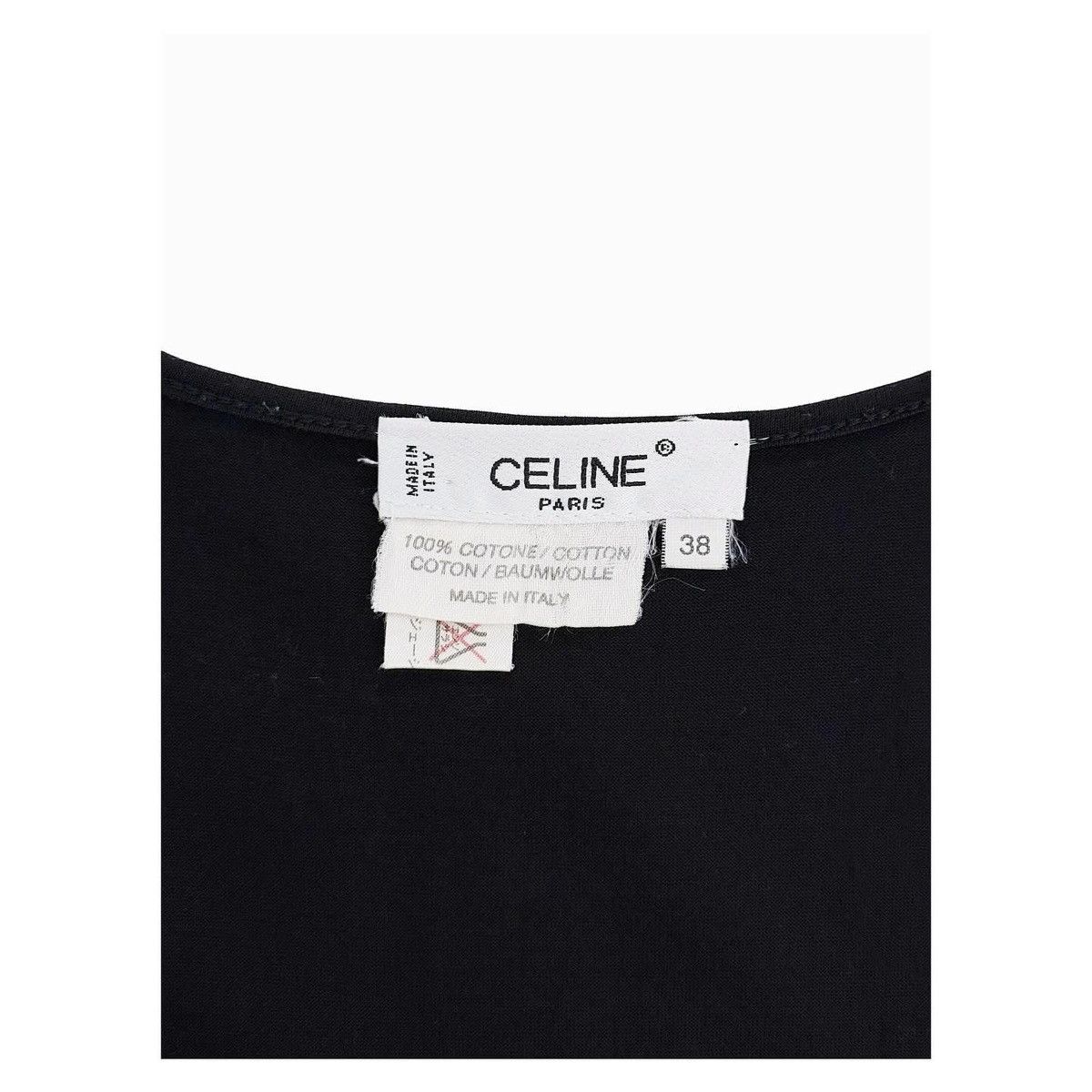 Celine Celine Logo T-shirts Size S / US 4 / IT 40 - 3 Thumbnail