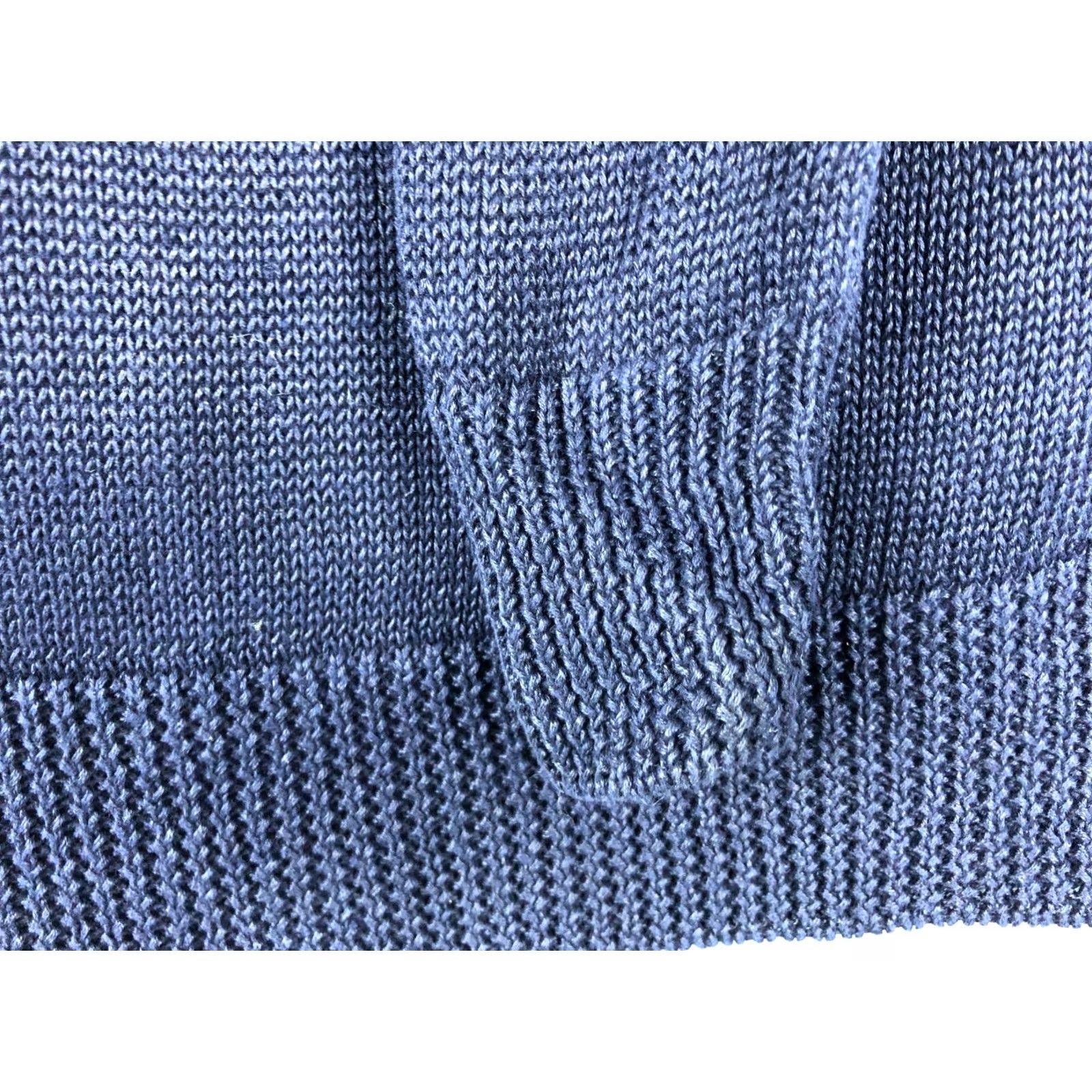 Vintage Denim & Supply Ralph Lauren Pullover Linen Dark Blue Women's XS Shirt XS Blue Classic Casual Knit Linen Pullover Size XS / US 0-2 / IT 36-38 - 6 Thumbnail