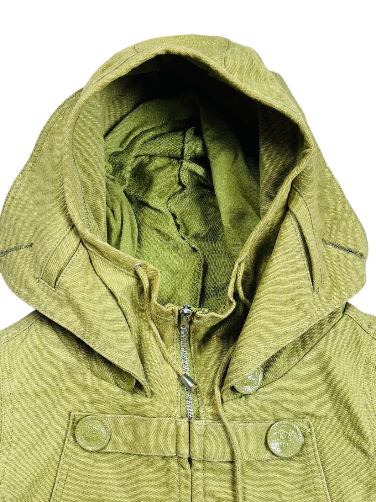 Ekam 2000s Backs - Apocalypse Style Napoleon Hooded Jacket Size US M / EU 48-50 / 2 - 9 Thumbnail