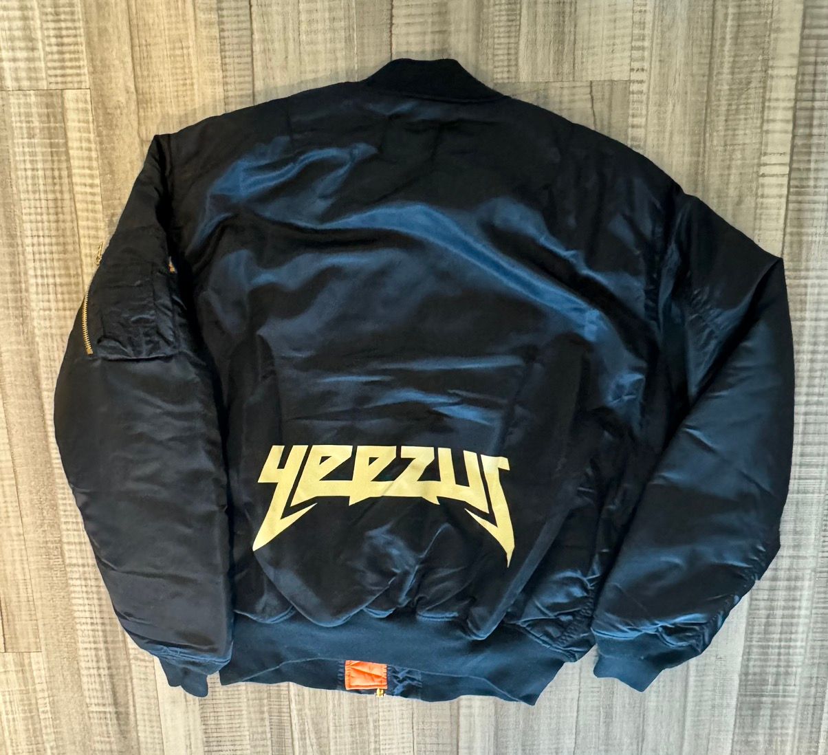 Pre-owned Kanye West F&f Yeezus Bomber In Black