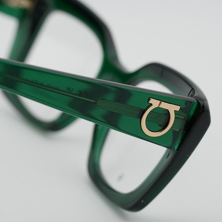 Salvatore Ferragamo Salvatore Ferragamo SF3008 317 Women Eyeglasses Green 50mm Size ONE SIZE - 8 Thumbnail
