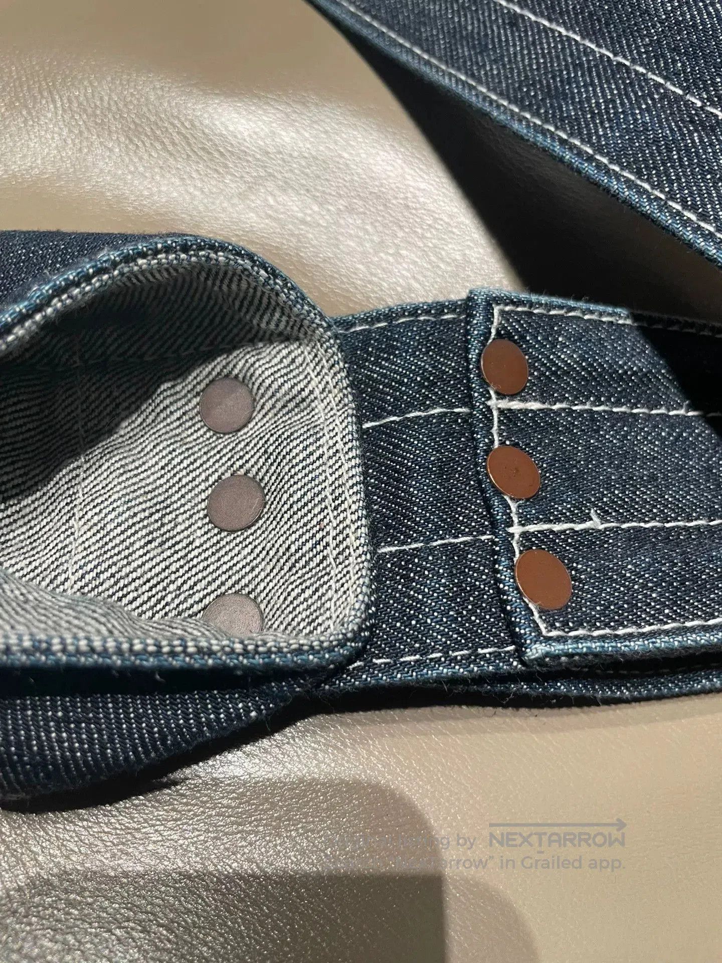 Vintage Mastro Shoulder Bag in Denim Fabric. Size ONE SIZE - 3 Thumbnail