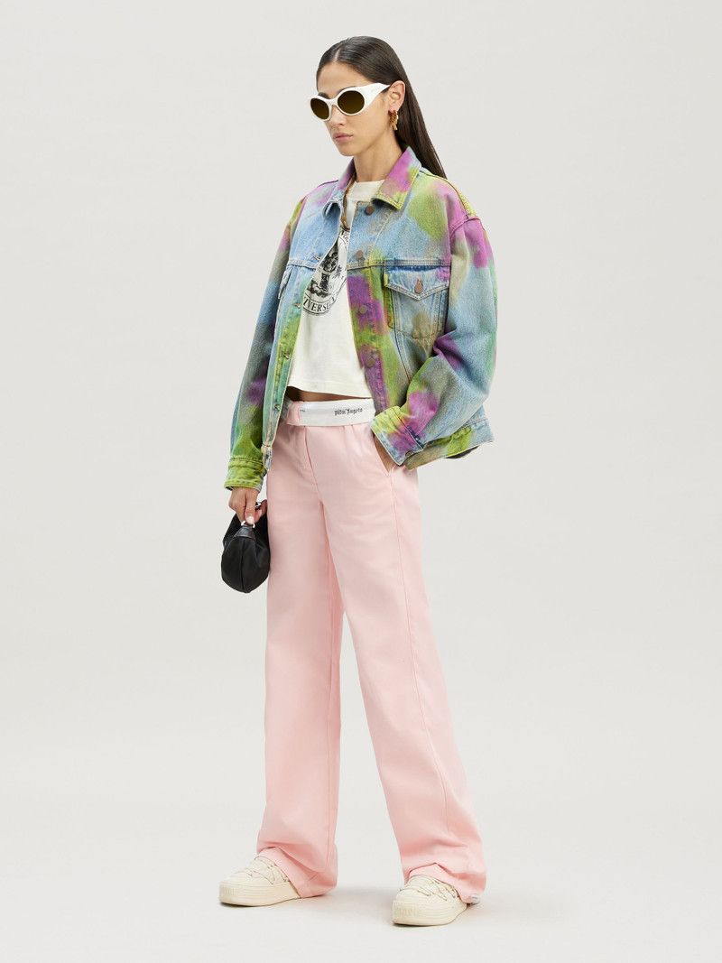 Palm Angels o1y1125 Denim Jacket in Multicolor Size S / US 4 / IT 40 - 5 Thumbnail