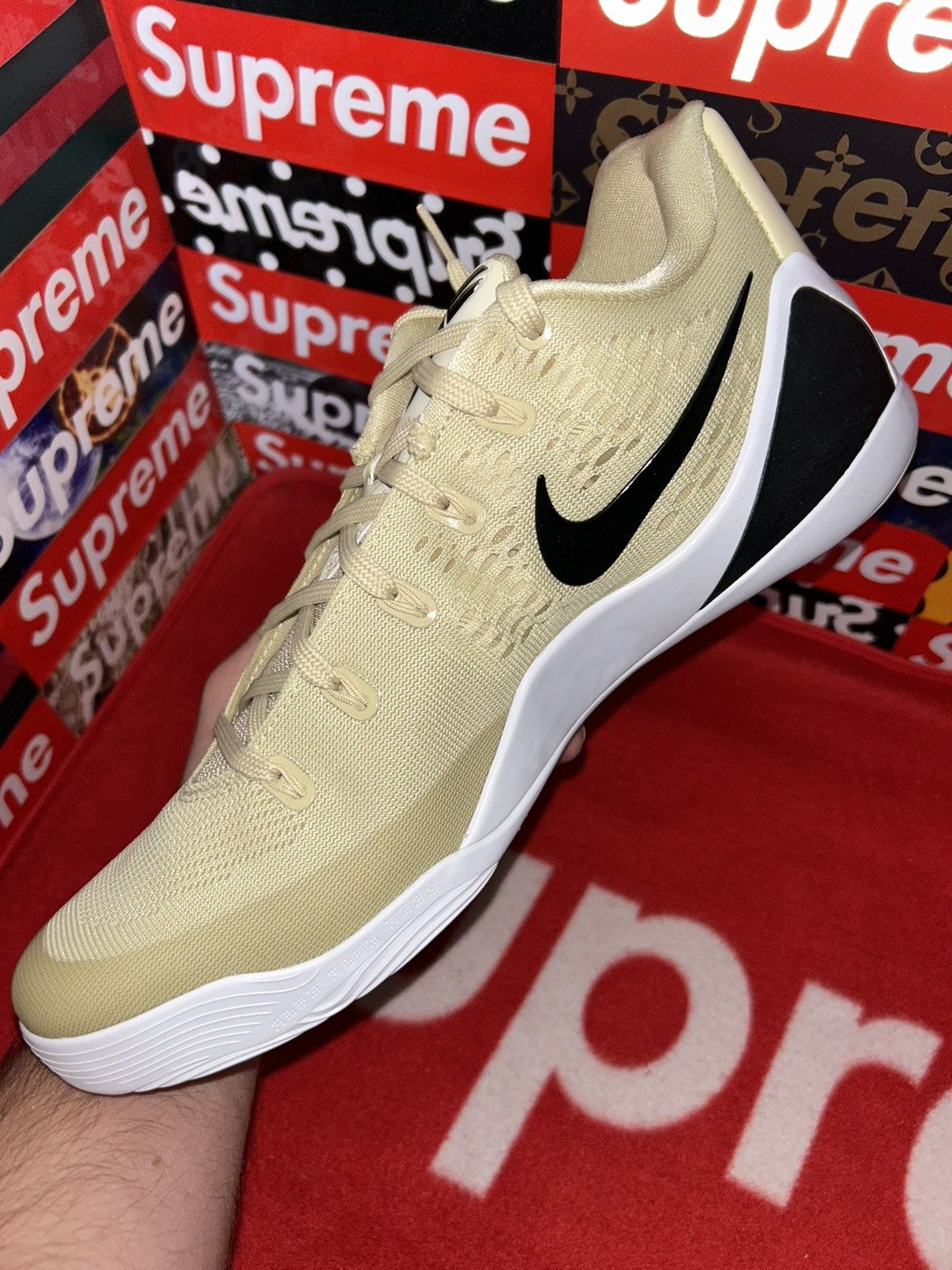 Nike Nike Kobe 9 Elite Low EM Protro TB Gold Black IH5095-700 M12 Size US 12 / EU 45 - 9 Thumbnail