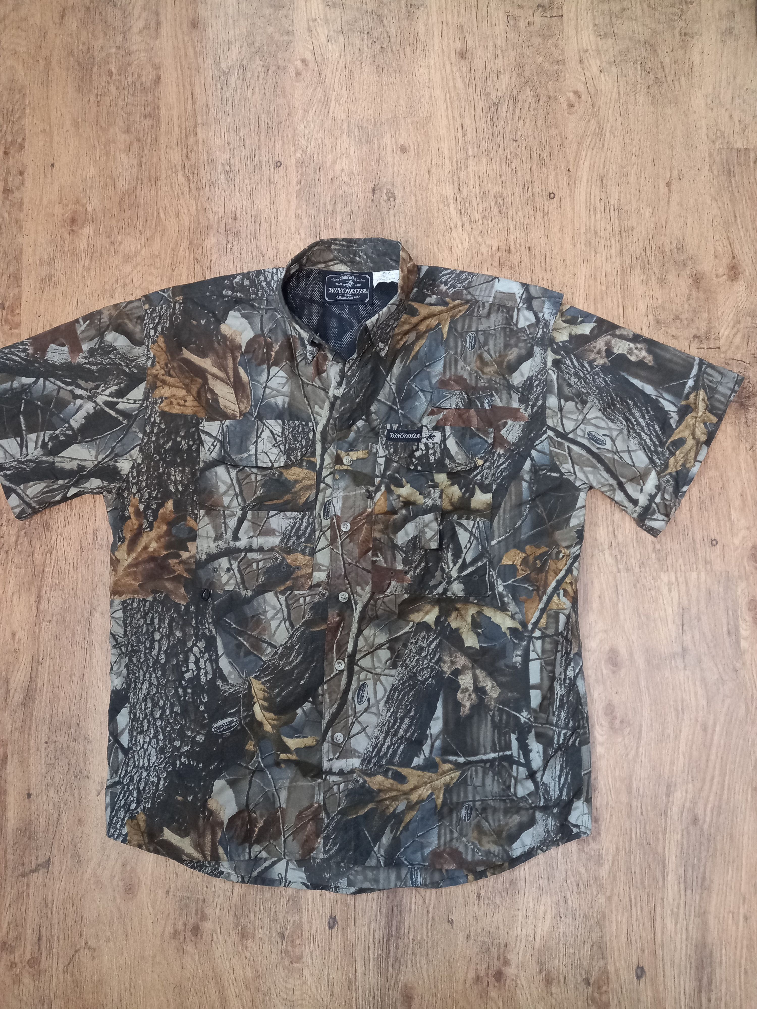 Vintage Winchester Camo Button Up Shirt Size US L / EU 52-54 / 3 - 1 Thumbnail