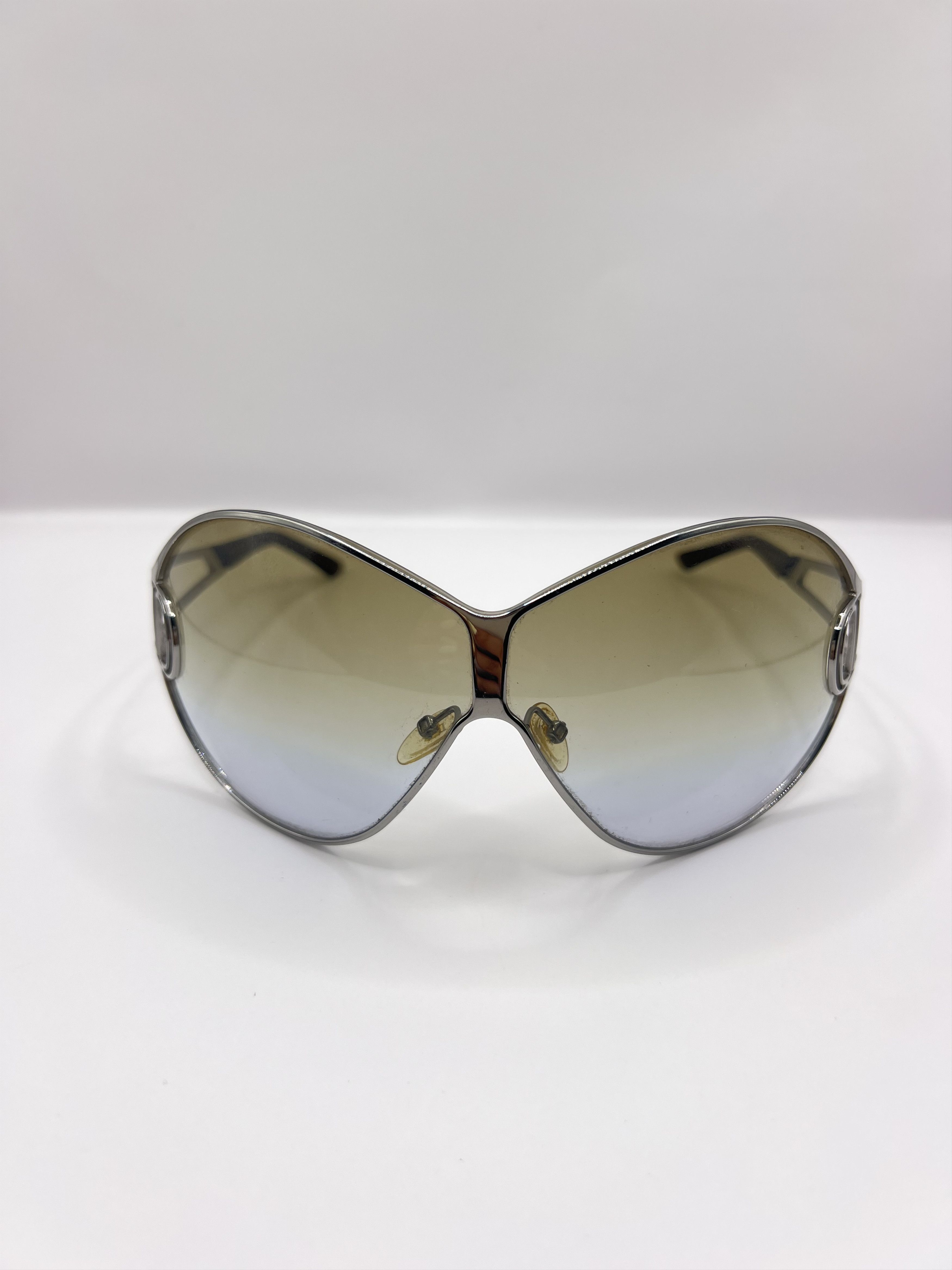 Dior Dior " Diorissimo 1 " silver sunglasses Size ONE SIZE - 6 Thumbnail