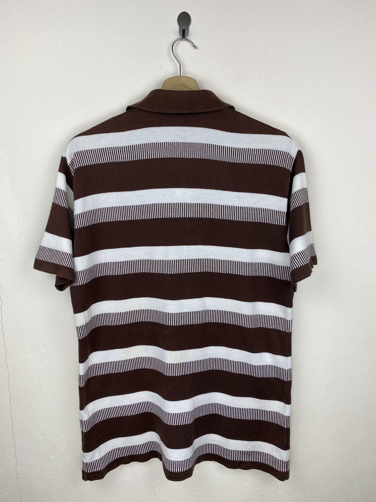 Issey Miyake × Vintage 🔥RARE🔥 Vintage Issey Miyake Stripes “Piano Design” Polos Size US M / EU 48-50 / 2 - 11 Thumbnail