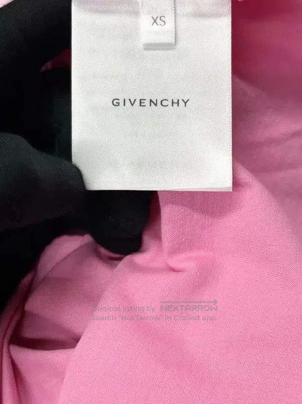 Givenchy Givenchy Pink Silk Blended Short Sleeve T-Shirt . Size XS / US 0-2 / IT 36-38 - 5 Thumbnail