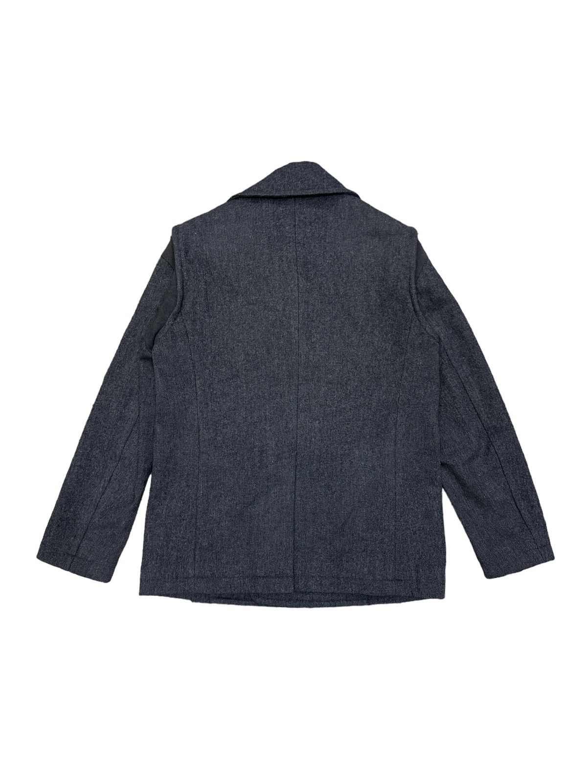 Jun Takahashi × Undercover × Uniqlo UNIQLO X UNDERCOVER DOUBLE BREASTED PEA COAT WOOL MIX JACKET Size US S / EU 44-46 / 1 - 2 Thumbnail