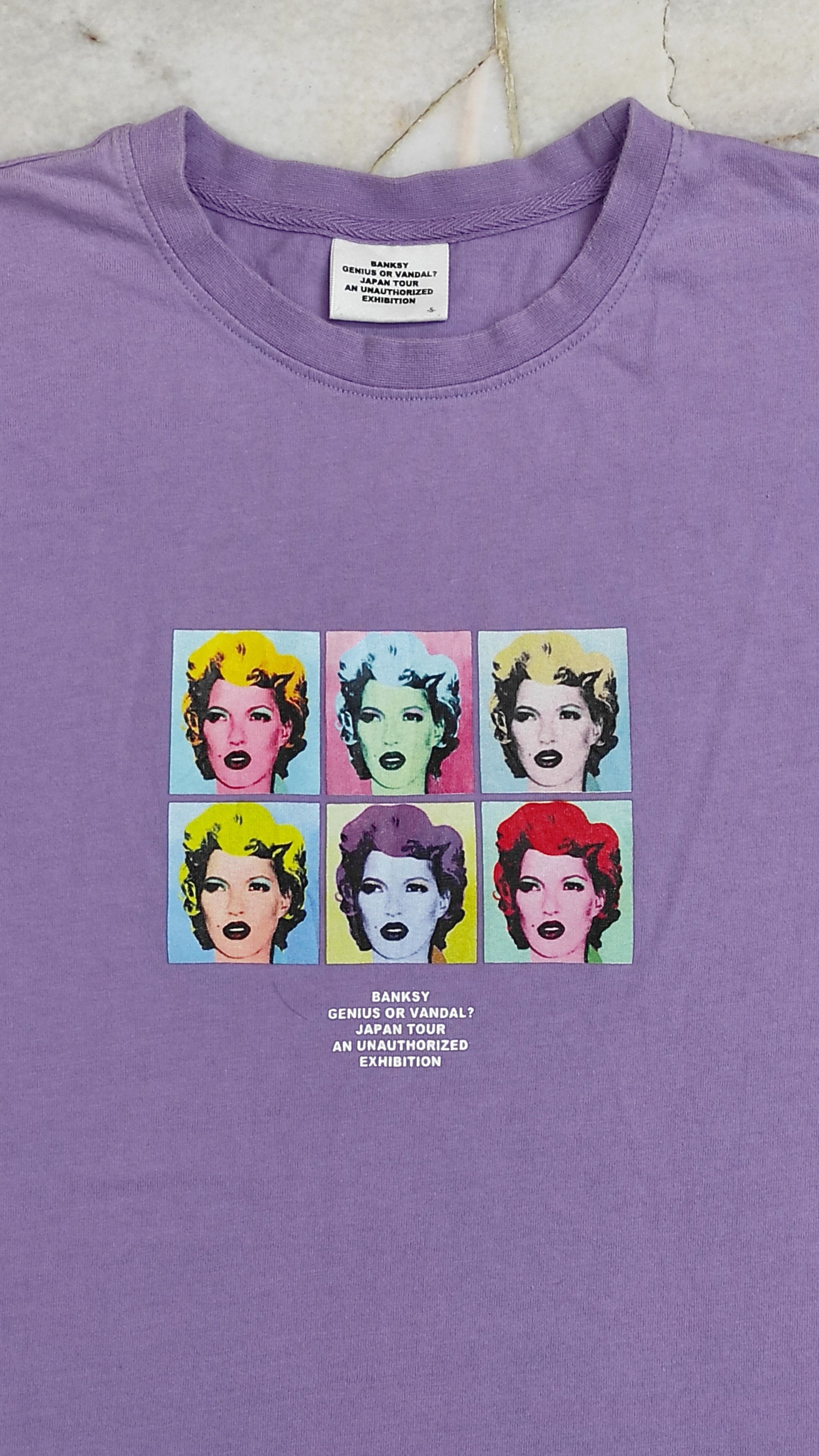 Japanese Brand Archive BANKSY GENIUS OR VANDAL JAPAN TOUR ART TEE Size US S / EU 44-46 / 1 - 6 Thumbnail
