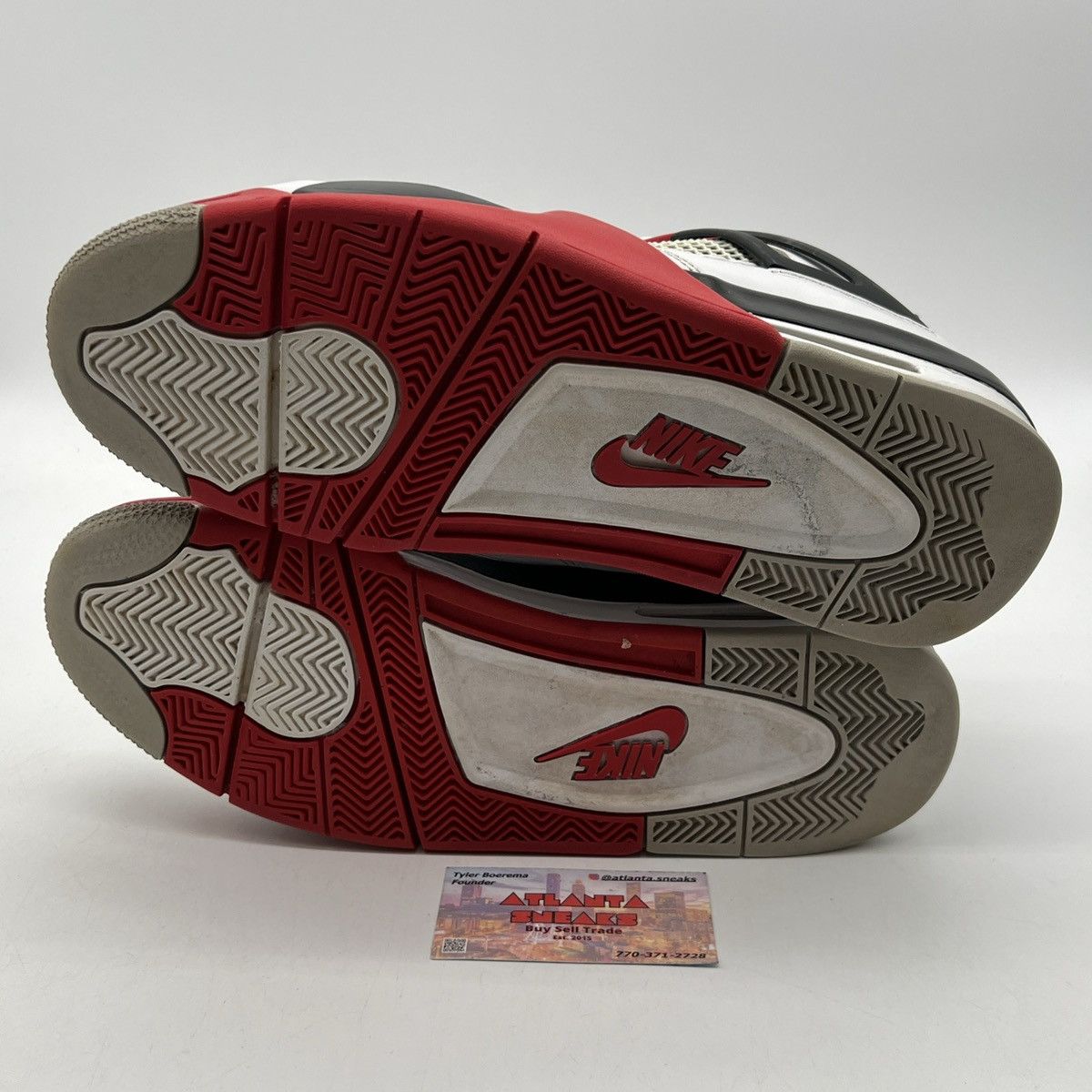 Jordan Brand Air Jordan 4 Fire Red Size US 12 / EU 45 - 7 Thumbnail