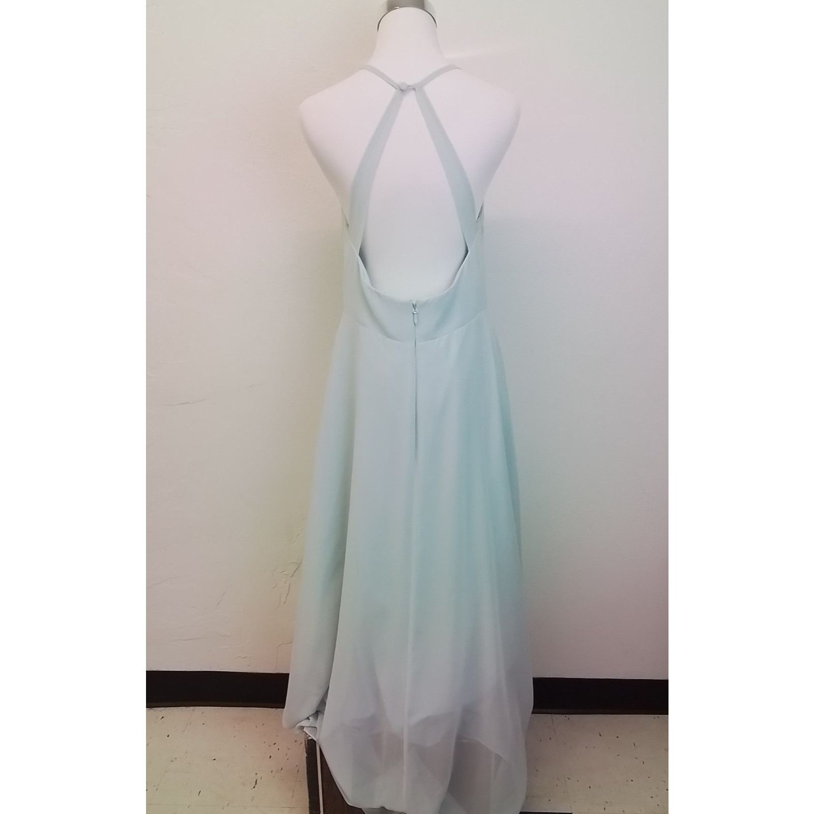 Other Azazie Racerback Aline Formal Dress Women's 10 Baby Blue Size L / US 10 / IT 46 - 3 Thumbnail