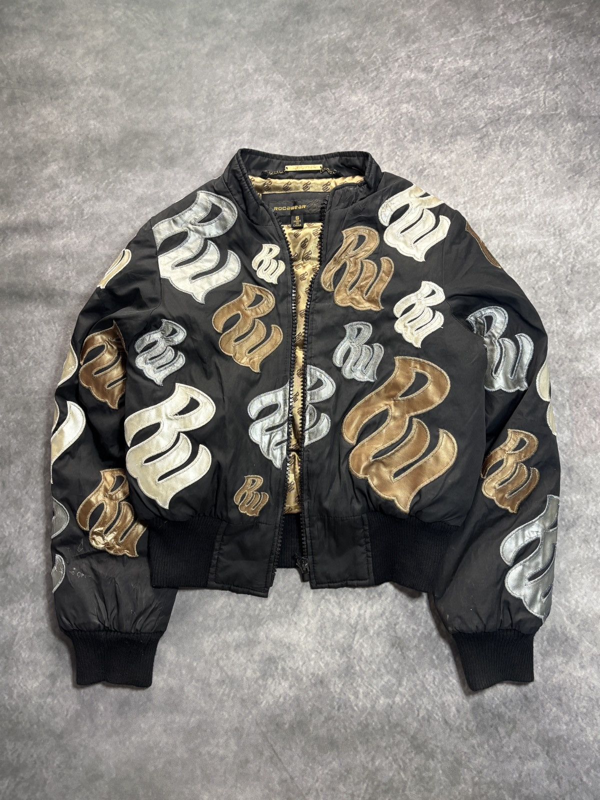 Rocawear Vintage Rocawear Bomber Jacket Goose Down Puffer Y2K Winter Size S / US 4 / IT 40 - 4 Thumbnail