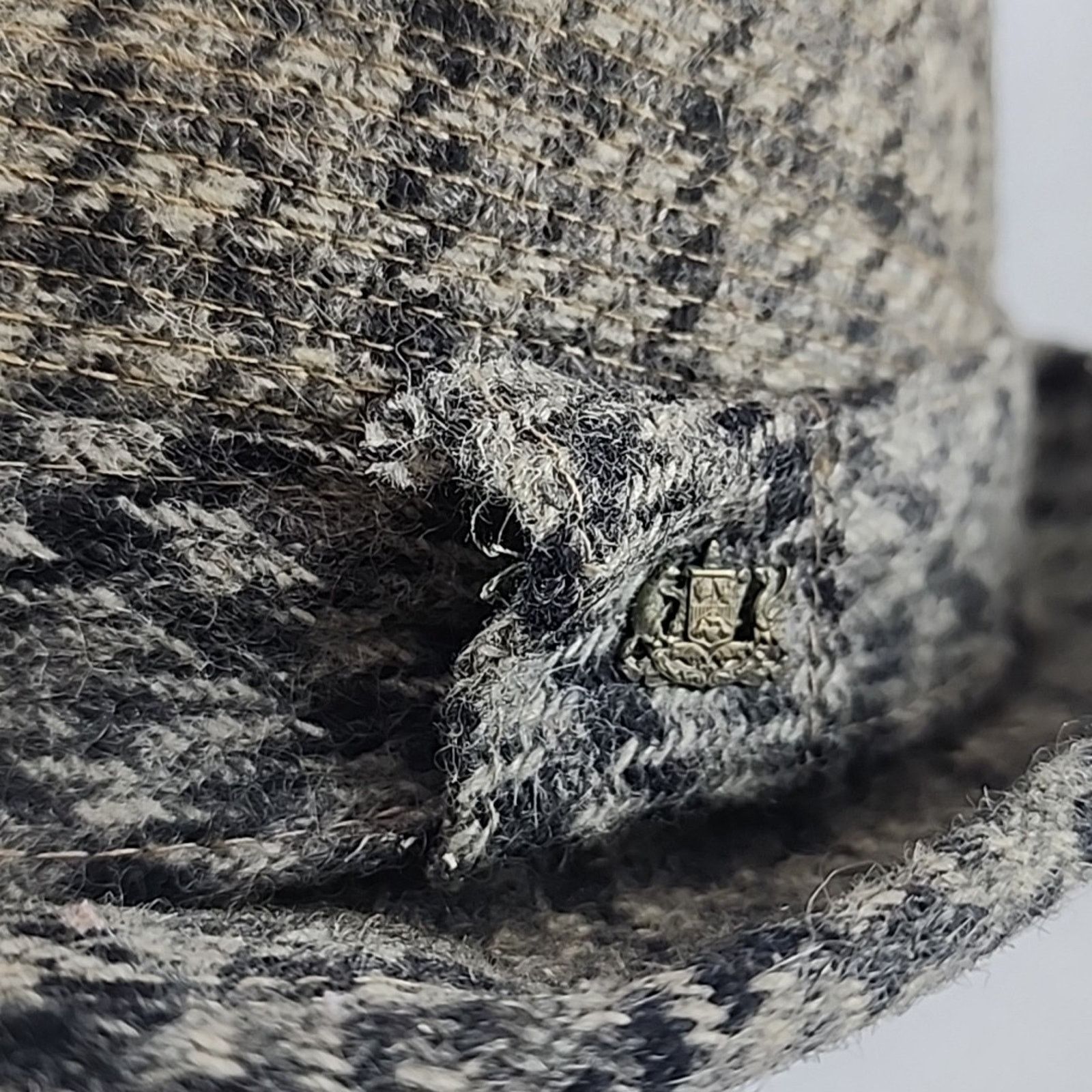 Stetson Vintage Stetson Fedora Hat Men's 6-3/4 Gray Houndstooth Size ONE SIZE - 3 Thumbnail