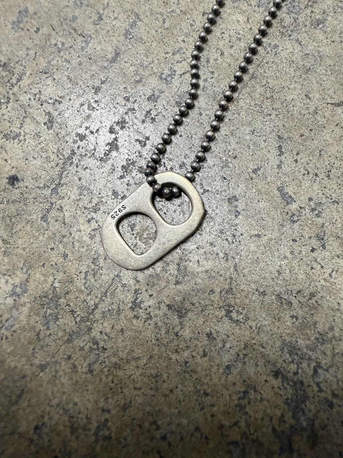ALEXANDER DIGENOVA Alexander Digenova Sterling Silver Can Cap Necklace Size ONE SIZE - 2 Thumbnail
