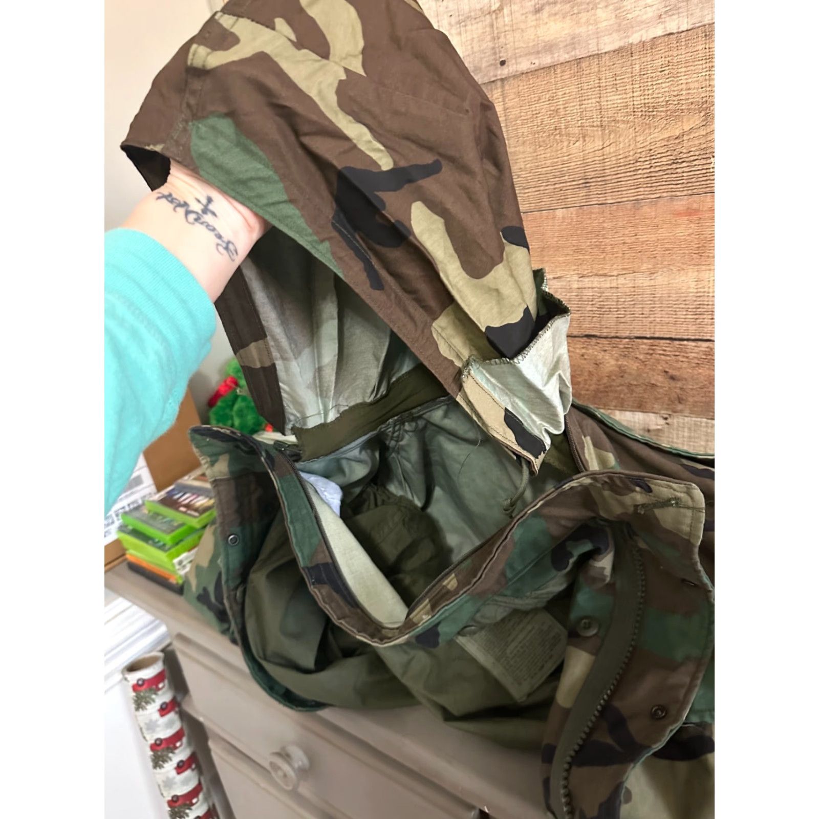 Vintage VINTAGE Woodland/Golden MFG. US Army Woodland Camo Field Jacket Coat Short S GOOD Size US 29 - 5 Thumbnail