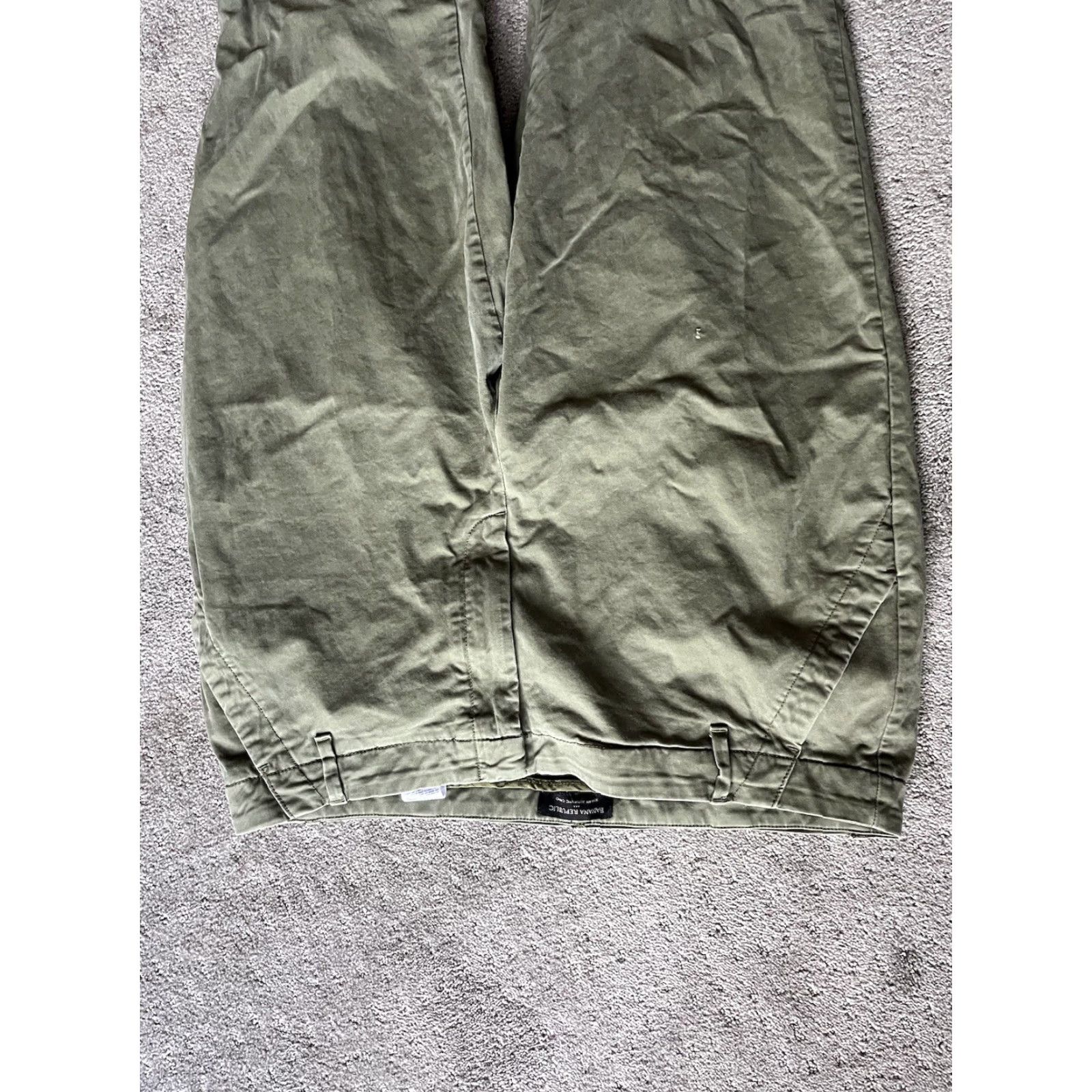 Banana Republic VINTAGE Banana Republic Slim Fit Chino Pants Women 18 Green Adult Regular Size Green 18 Women Size 40" / US 18 - 4 Thumbnail