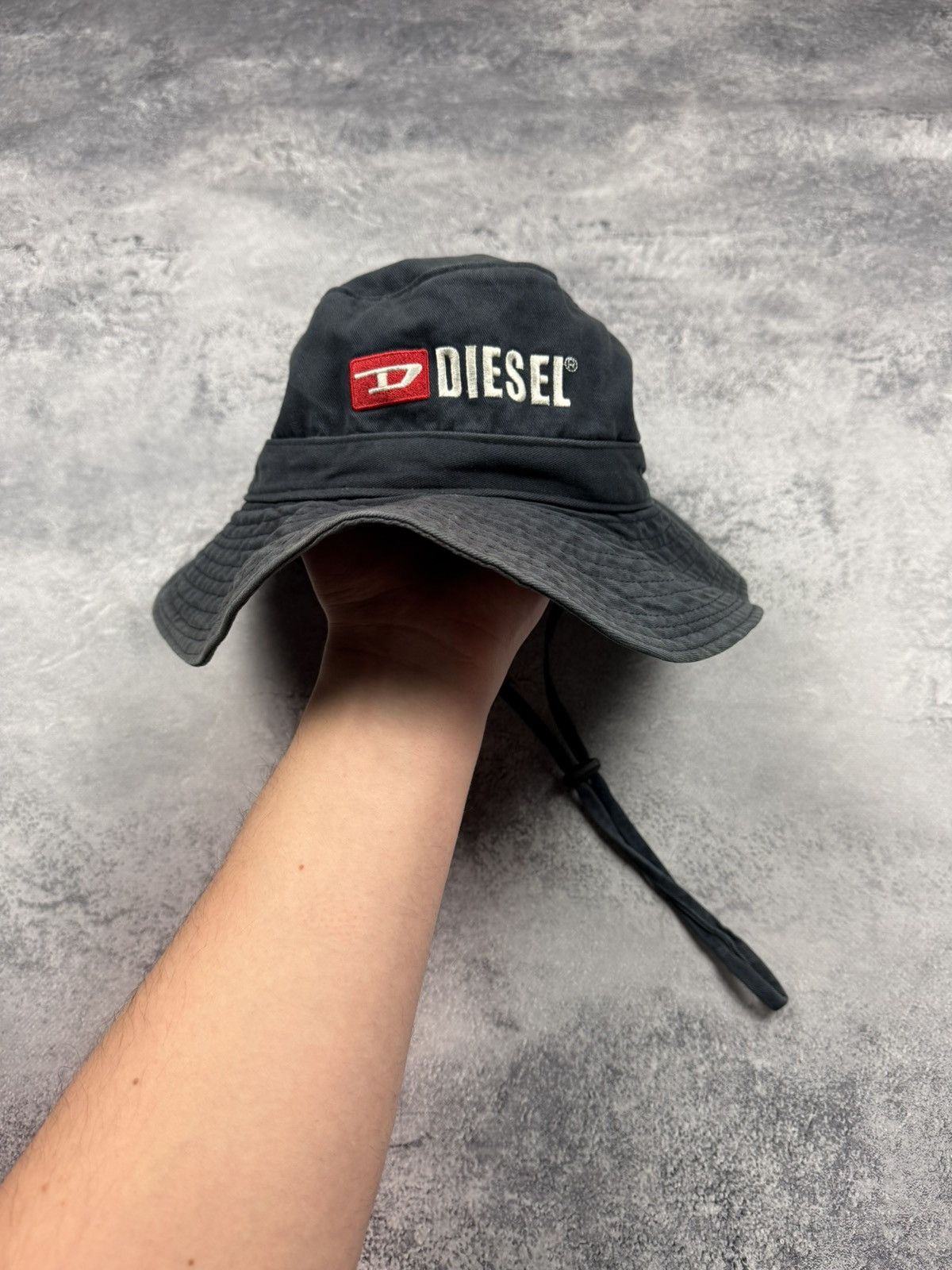 Diesel Vintage Diesel Y2K Panama Hat Embroidered Logo Cap Size ONE SIZE - 8 Thumbnail