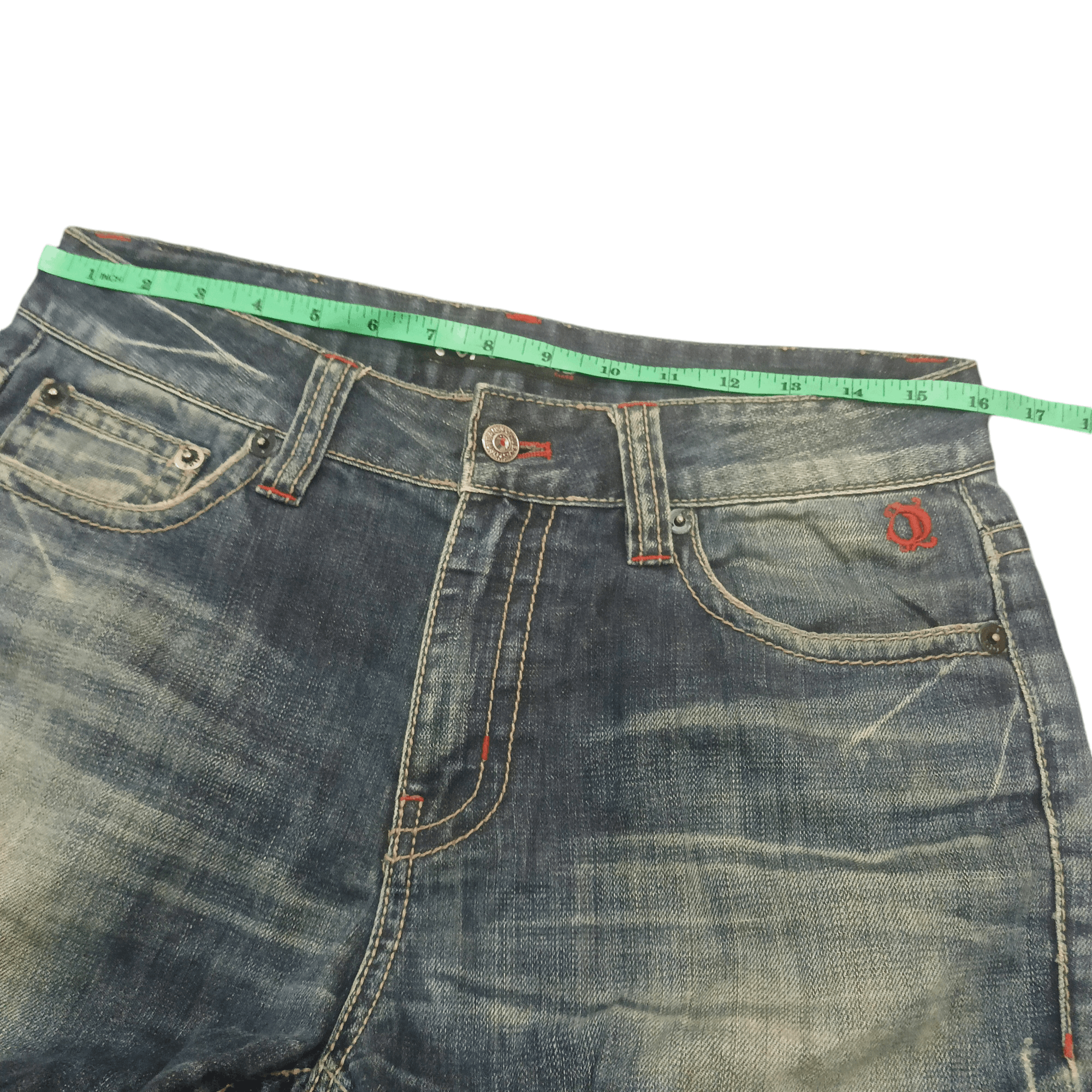 Japanese Brand Japanese Matrix Opt jeans flared Distressed jeans Size US 31 - 23 Thumbnail