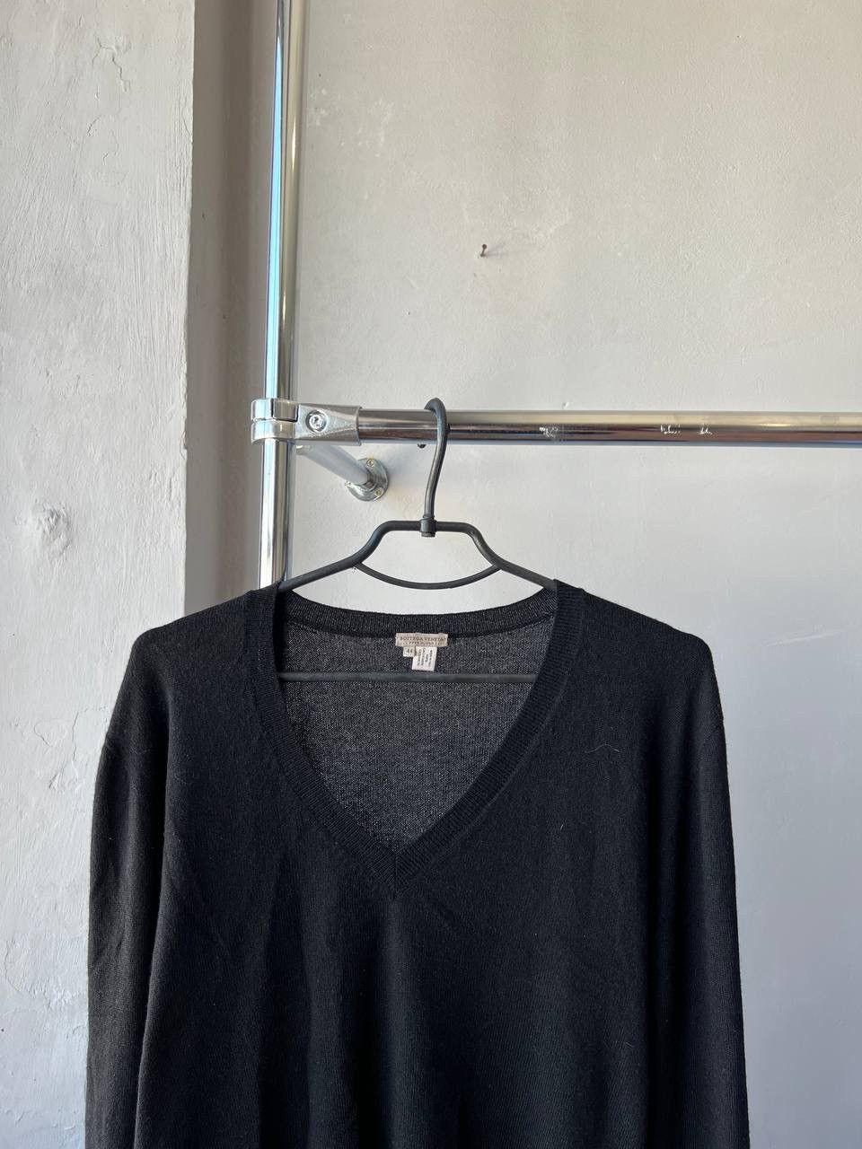 Bottega Veneta BOTTEGA VENETA 100% CASHMERE BLACK DESIGNER SWEATER JUMPER Size M / US 6-8 / IT 42-44 - 4 Thumbnail