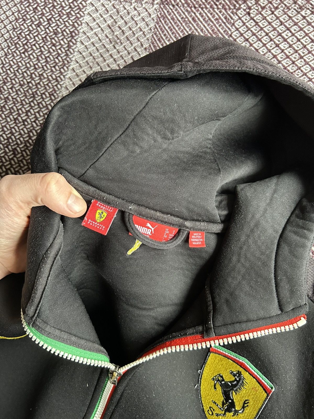 Ferrari × Puma Puma Ferrari Scuderia Full Zip Hoodie Size S Size US S / EU 44-46 / 1 - 9 Thumbnail