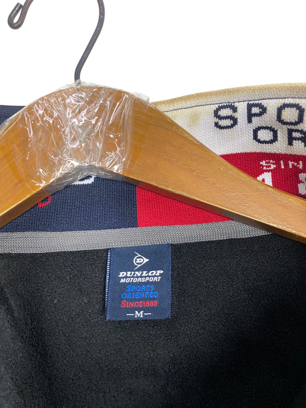 Dunlop Rare‼️ Dunlop Motorsport Global Fleece Spellout Size US M / EU 48-50 / 2 - 5 Thumbnail