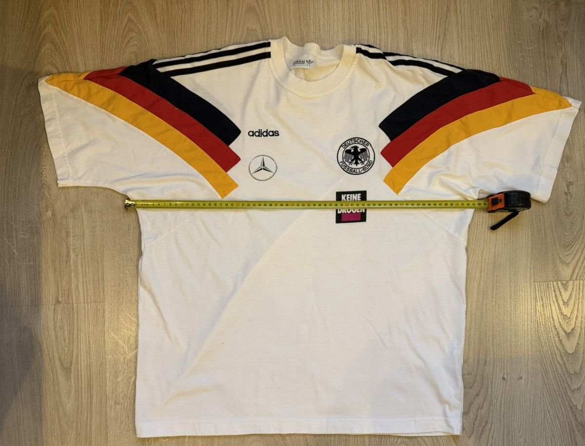 Adidas Germany 1992/1994 player issued Mercedes shirt Size US L / EU 52-54 / 3 - 8 Thumbnail