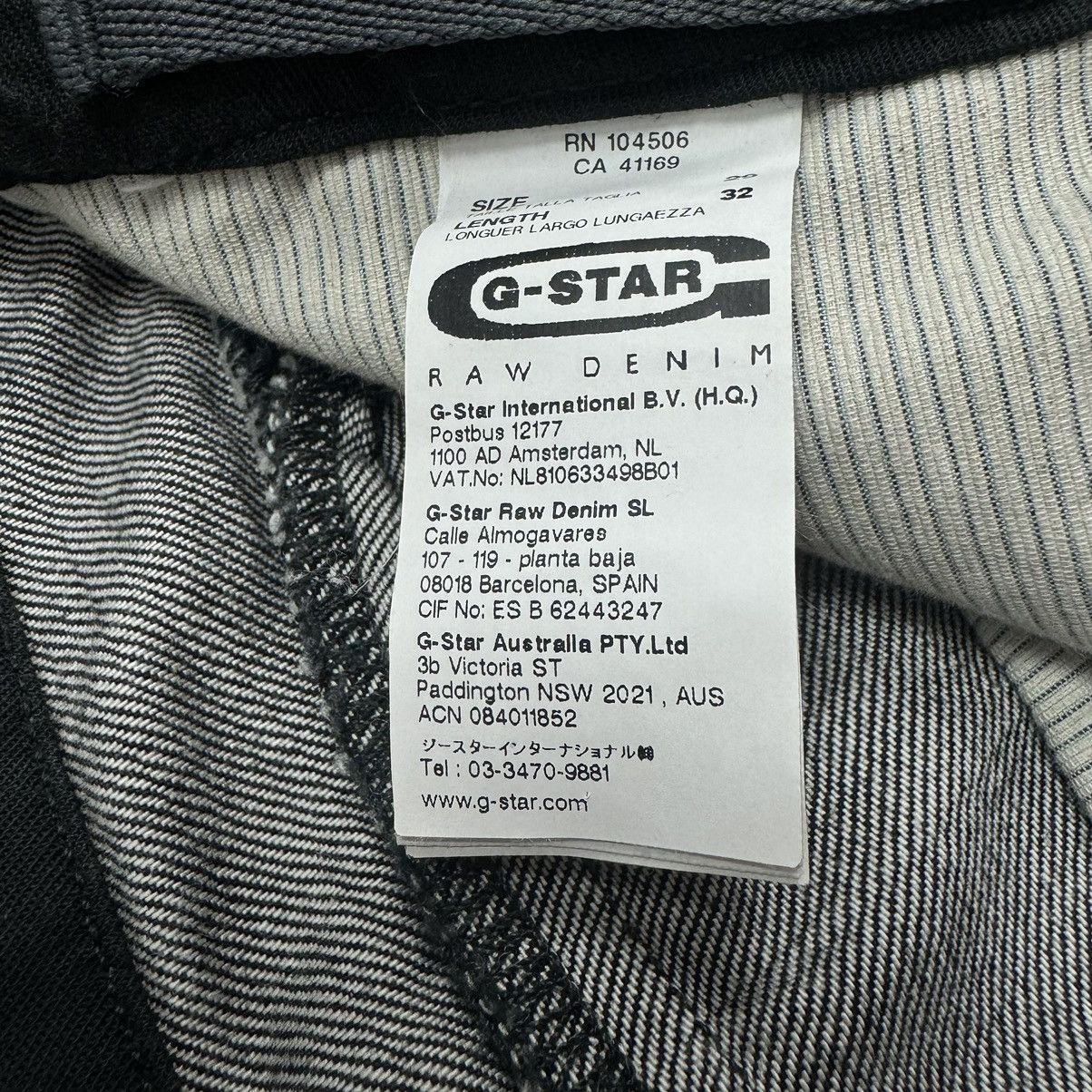 G-Star Vintage Y2K Gstar Muse Jack Avant Garde Black Denim Jeans Size 29" - 12 Thumbnail