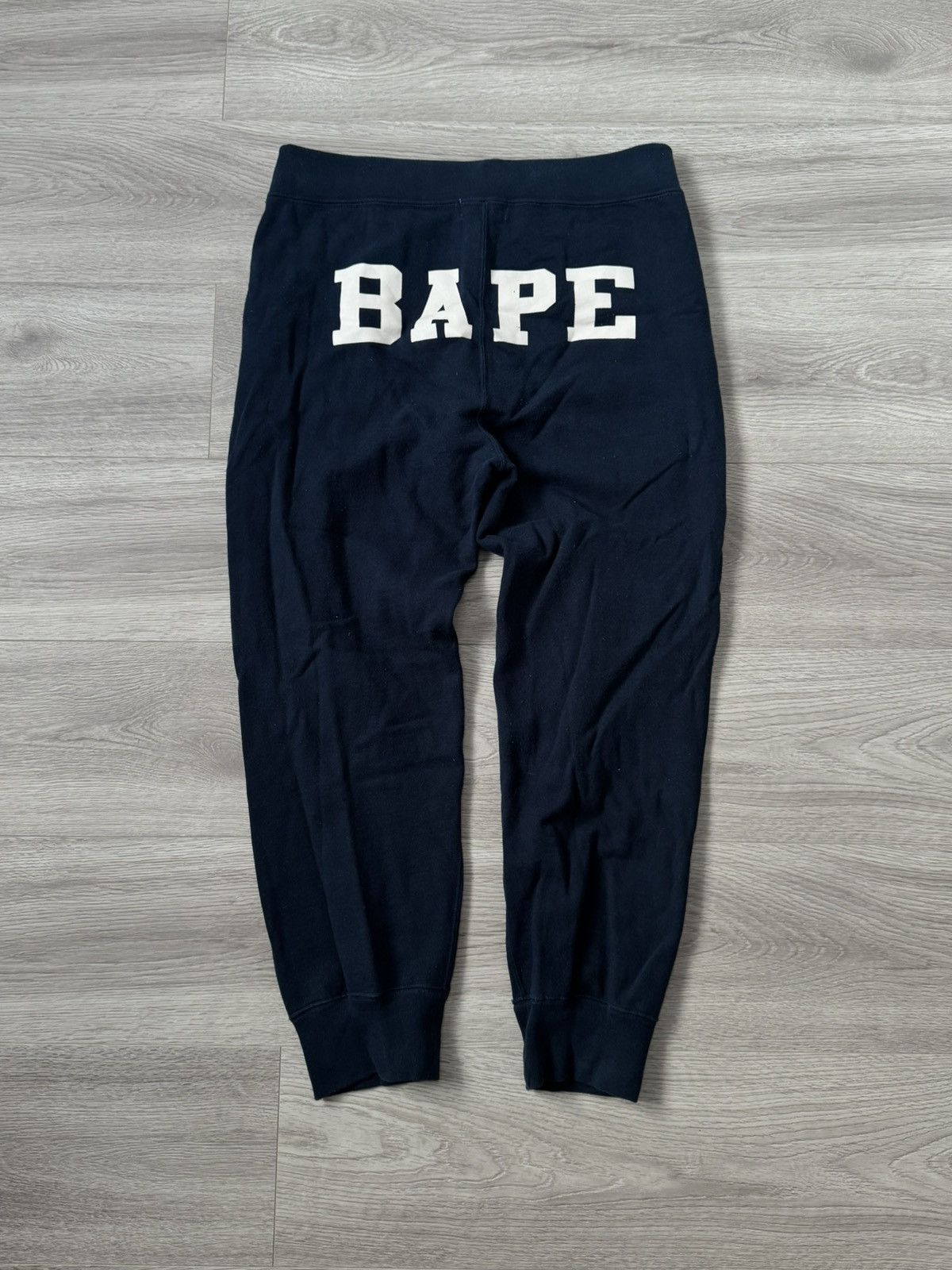 Bape Bape classic spellout logo sweatpants Size US 34 / EU 50 - 1 Thumbnail