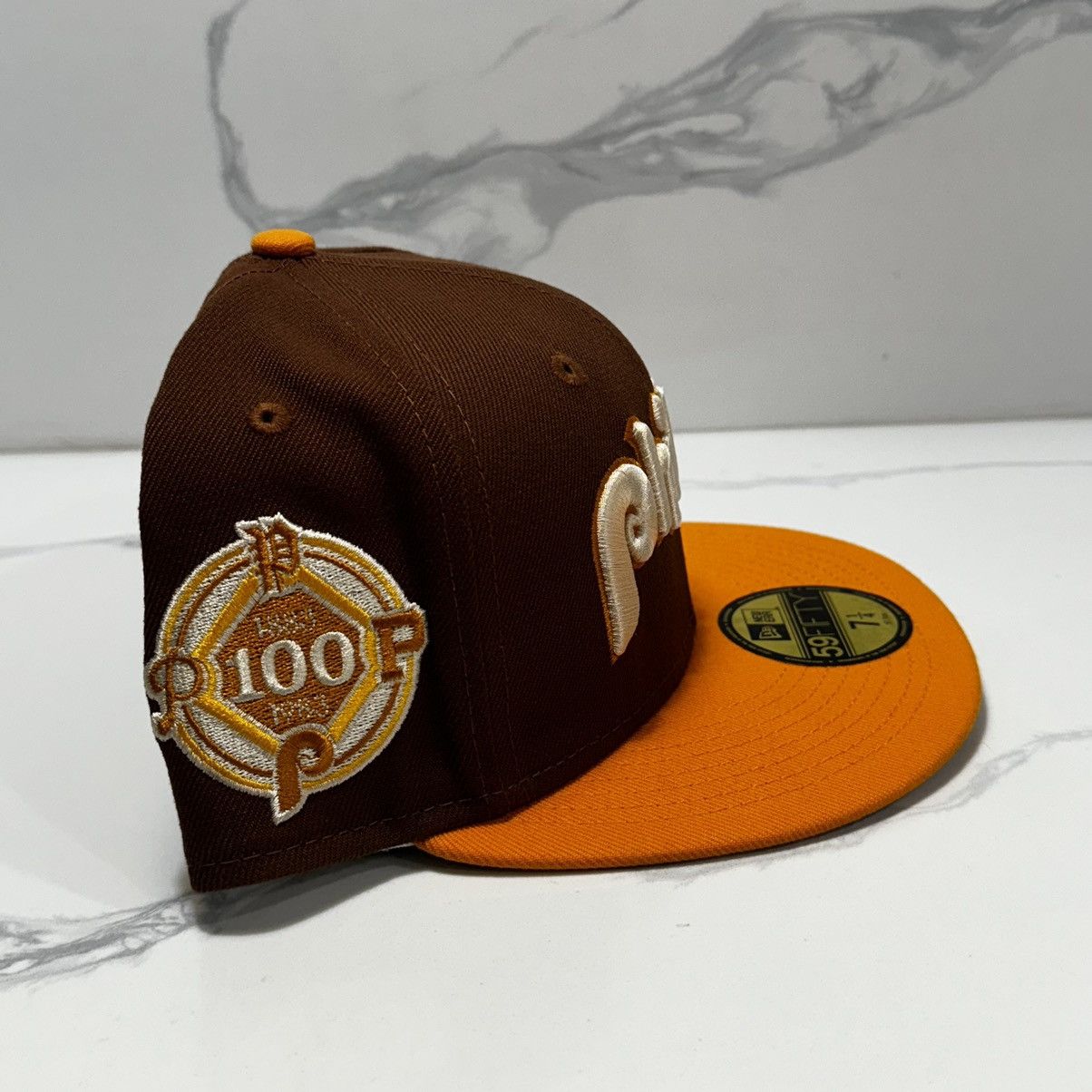 New Era Philadelphia Phillies New Era 7 1/4 100th Anniversary Hat Size ONE SIZE - 3 Thumbnail