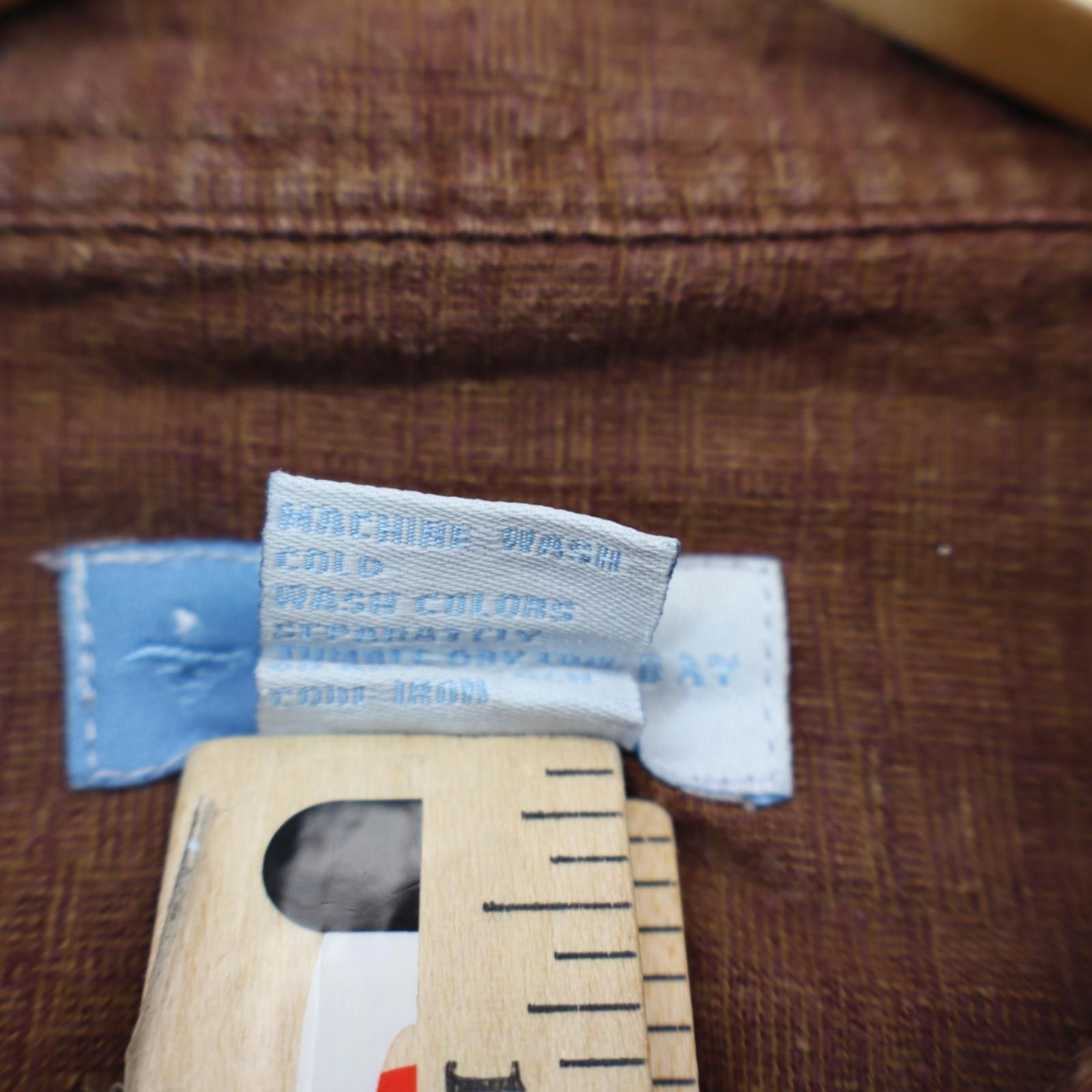 Other Half Moon Day Button Shirt Men 2XL Brown Organic Hemp Cotton Size US XXL / EU 58 / 5 - 5 Thumbnail
