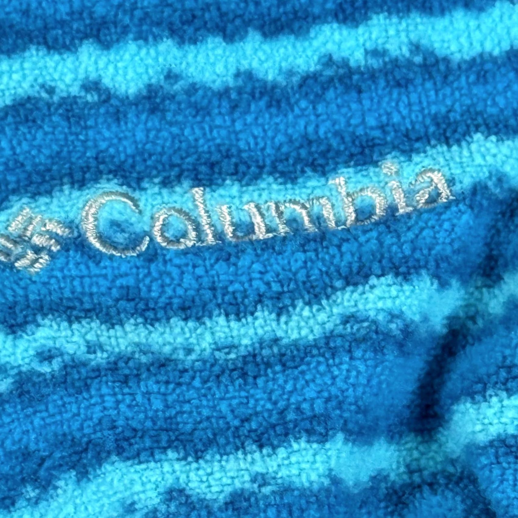 Etro VINTAGE Columbia Fleece Pullover 1/4 Zip Striped Blue Women M Mock Neck Pullover Casual Outdoor Activewear Breathing Pockets Lightweight Summer? Size M / US 6-8 / IT 42-44 - 6 Thumbnail
