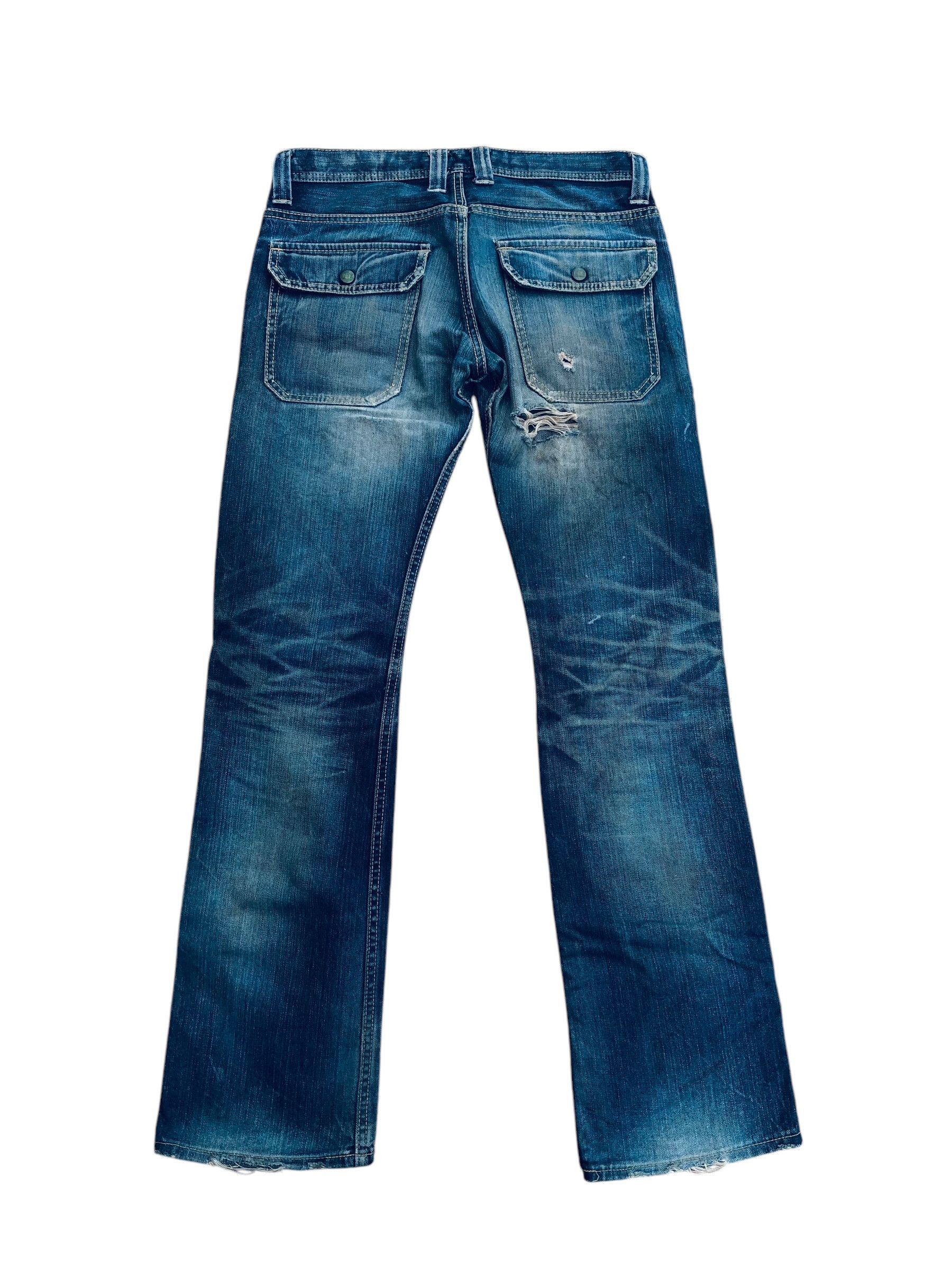 Designer × Lee 🔥Rare🔥Lee Distressed BushPant Style Jeans Size US 30 / EU 46 - 12 Thumbnail