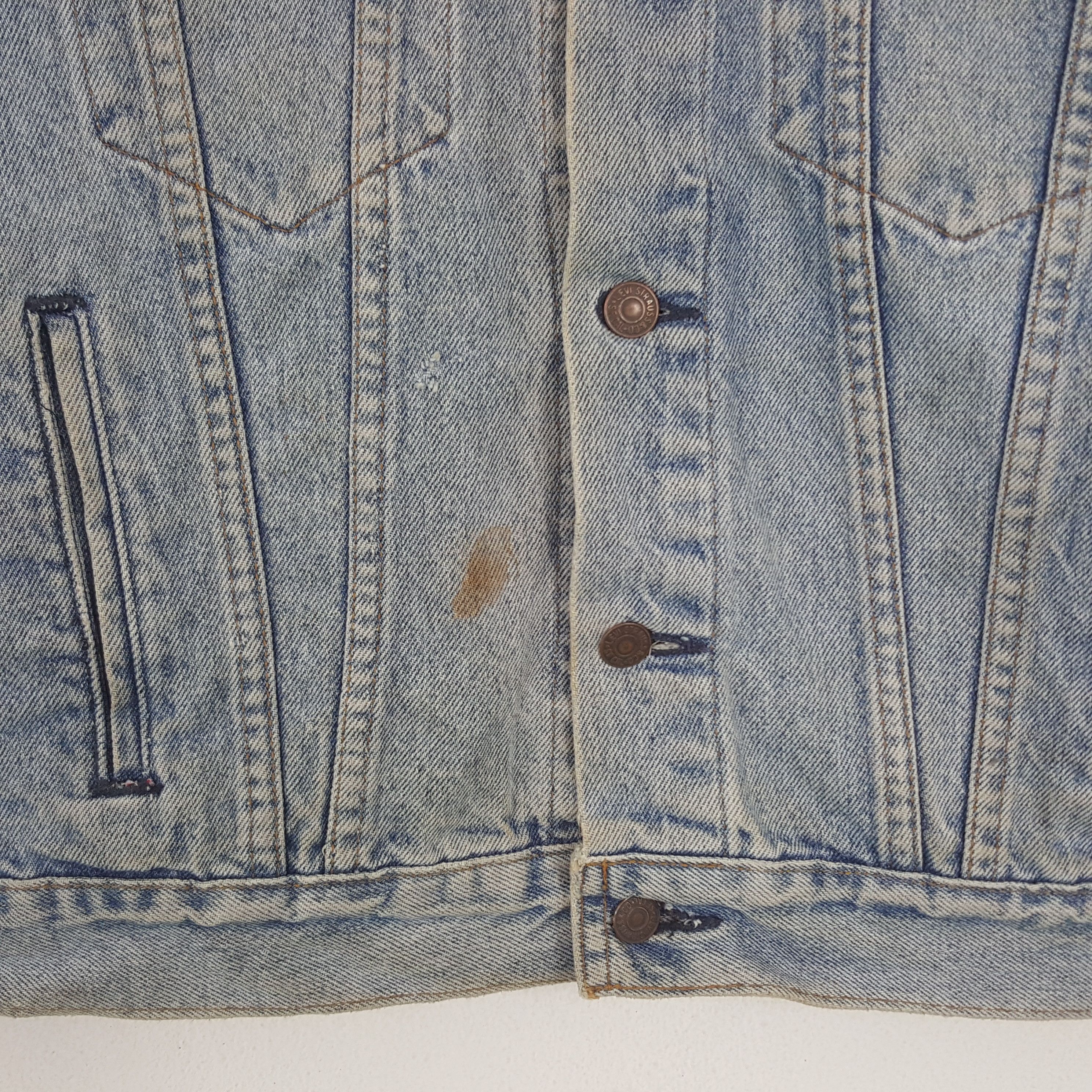 Levi's × Vintage Vintage Levis X Custom Jamiroquai Denim Jacket Size US S / EU 44-46 / 1 - 4 Thumbnail