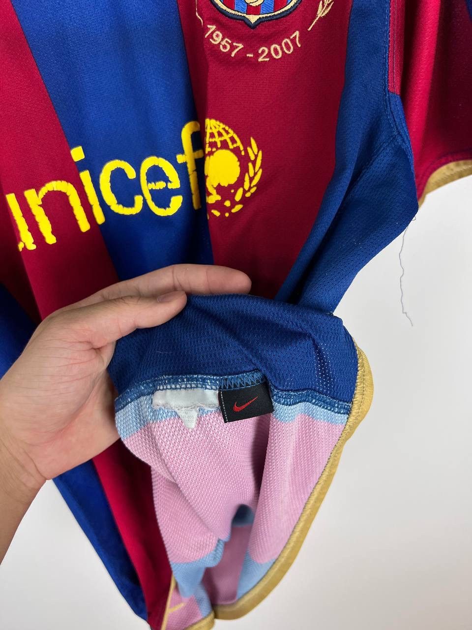 Nike Barcelona Nike 2007-08 vintage jersey size M Size US M / EU 48-50 / 2 - 5 Thumbnail