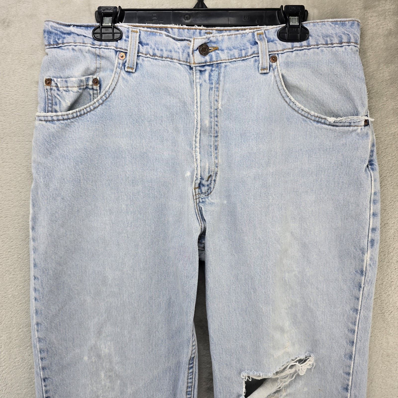 Levi's Vtg Levis 560 Jeans 36x30 (Fits 34x29) Tapered Leg 90s USA Size US 34 / EU 50 - 2 Thumbnail
