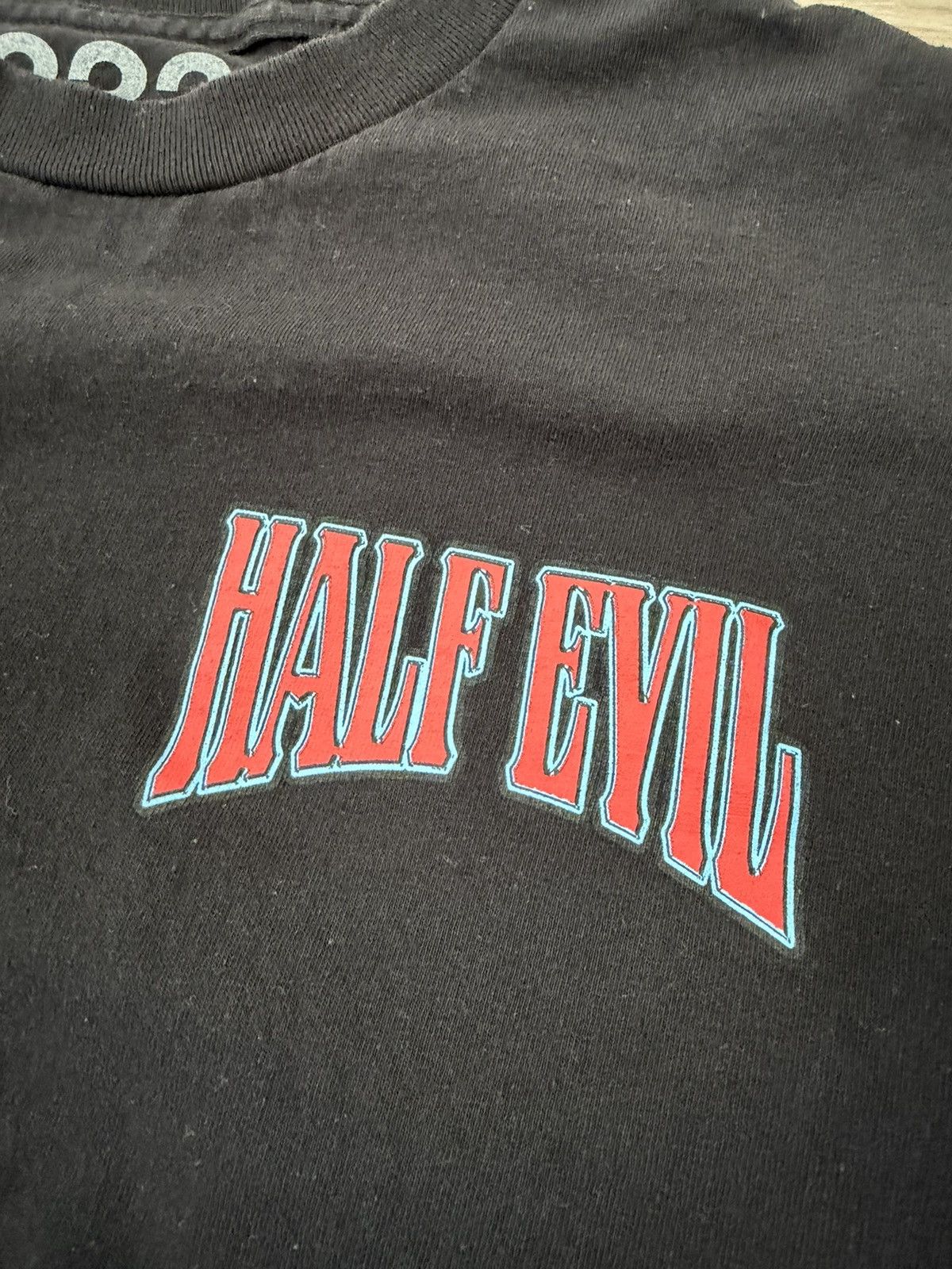 Half Evil Half Evil 333 Tee Black/Red-Orange/Blue - Small Size US S / EU 44-46 / 1 - 4 Thumbnail