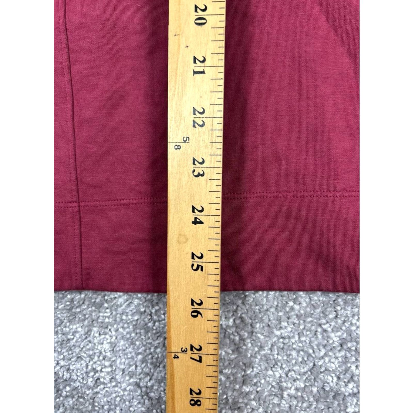 Athleta Athleta Hoodie Womens Large Red Yoga Pullover Size L / US 10 / IT 46 - 8 Thumbnail