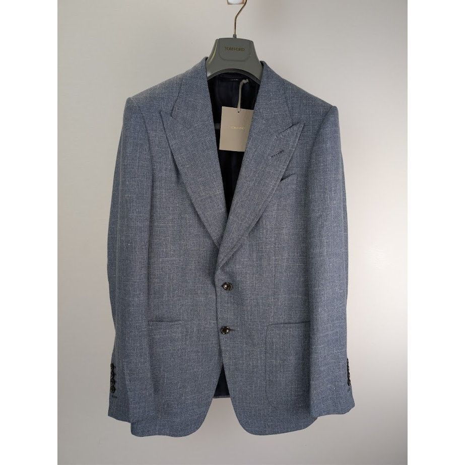 Tom Ford o1rshd1 Blazer Jacket in Blue Size US S / EU 44-46 / 1 - 2 Thumbnail