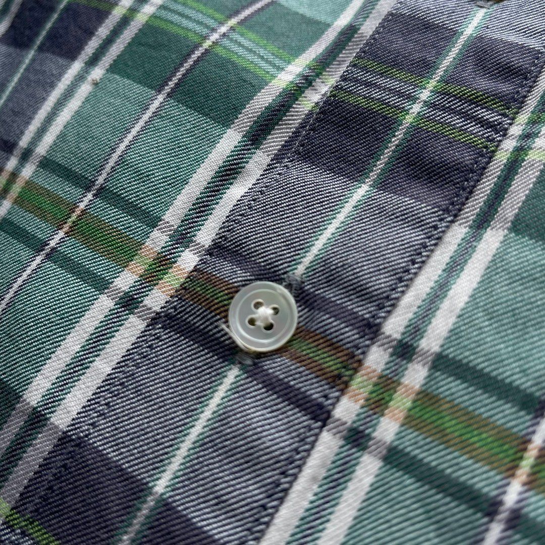Burberry Vintage Burberry Plaid Polo Shirt Size US M / EU 48-50 / 2 - 6 Thumbnail