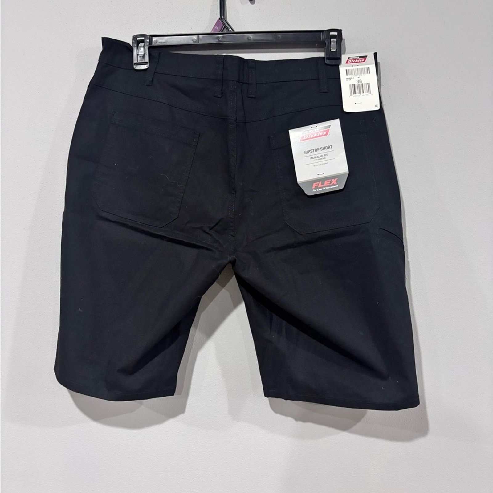 Dickies Dickies Men's Black Flat Front Shorts Size US 38 / EU 54 - 2 Thumbnail