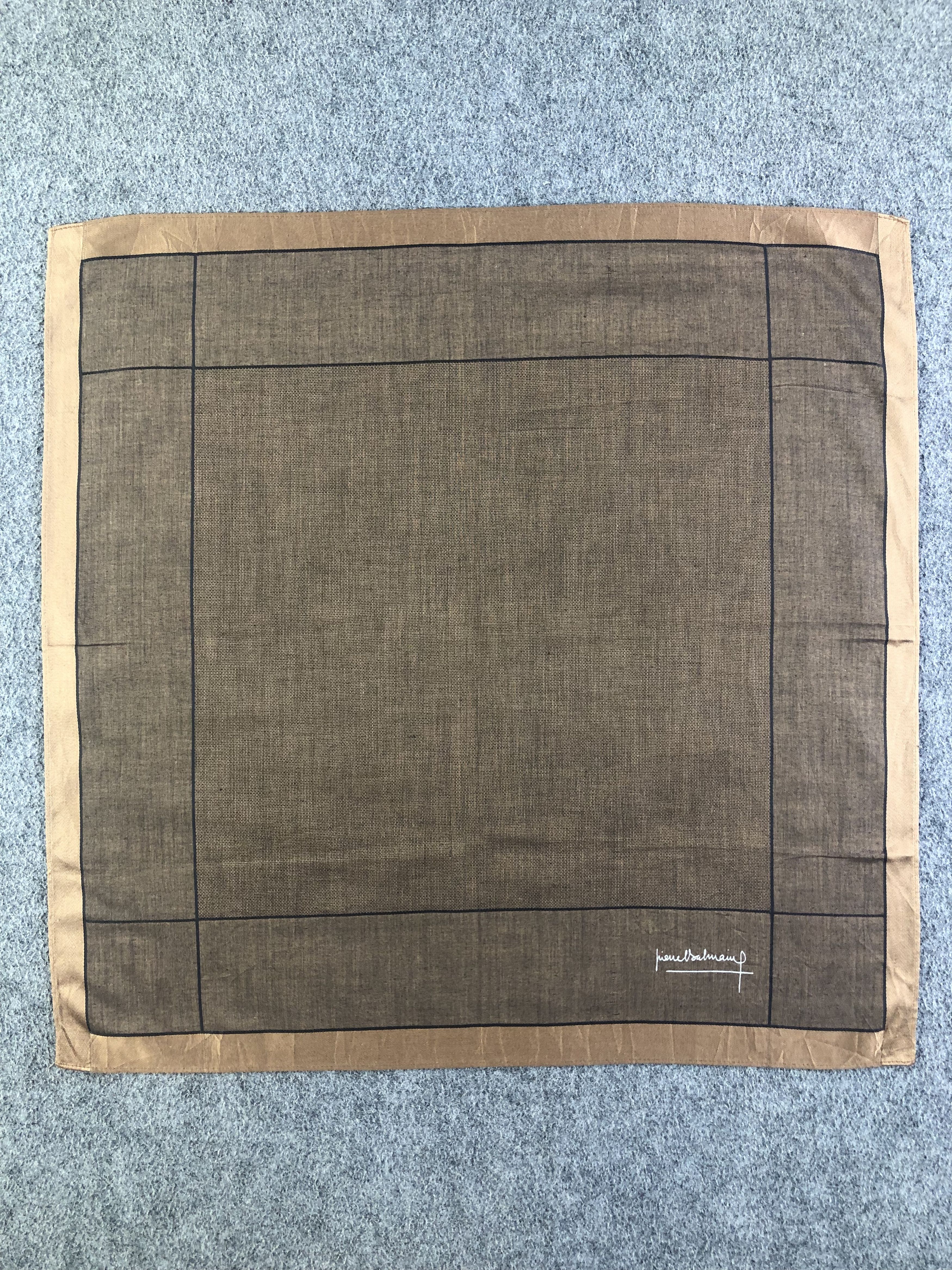 Pierre Balmain Pierre Balmain Handkerchief / Bandana / Neckerchief C475 Size ONE SIZE - 3 Thumbnail