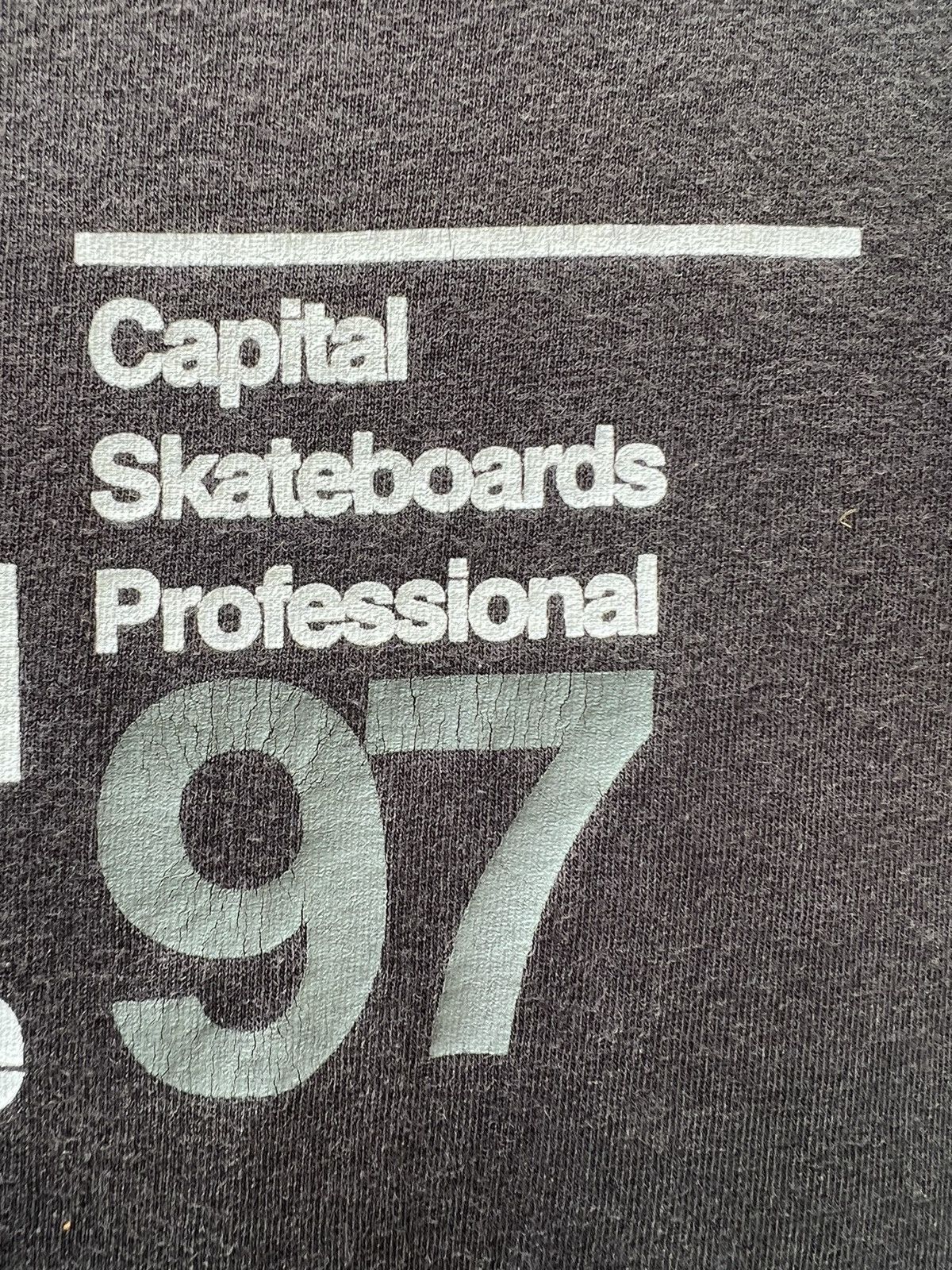 Vintage VTG 1997 Andy Stone Capital Skateboards Professional t shirt Size US L / EU 52-54 / 3 - 7 Thumbnail