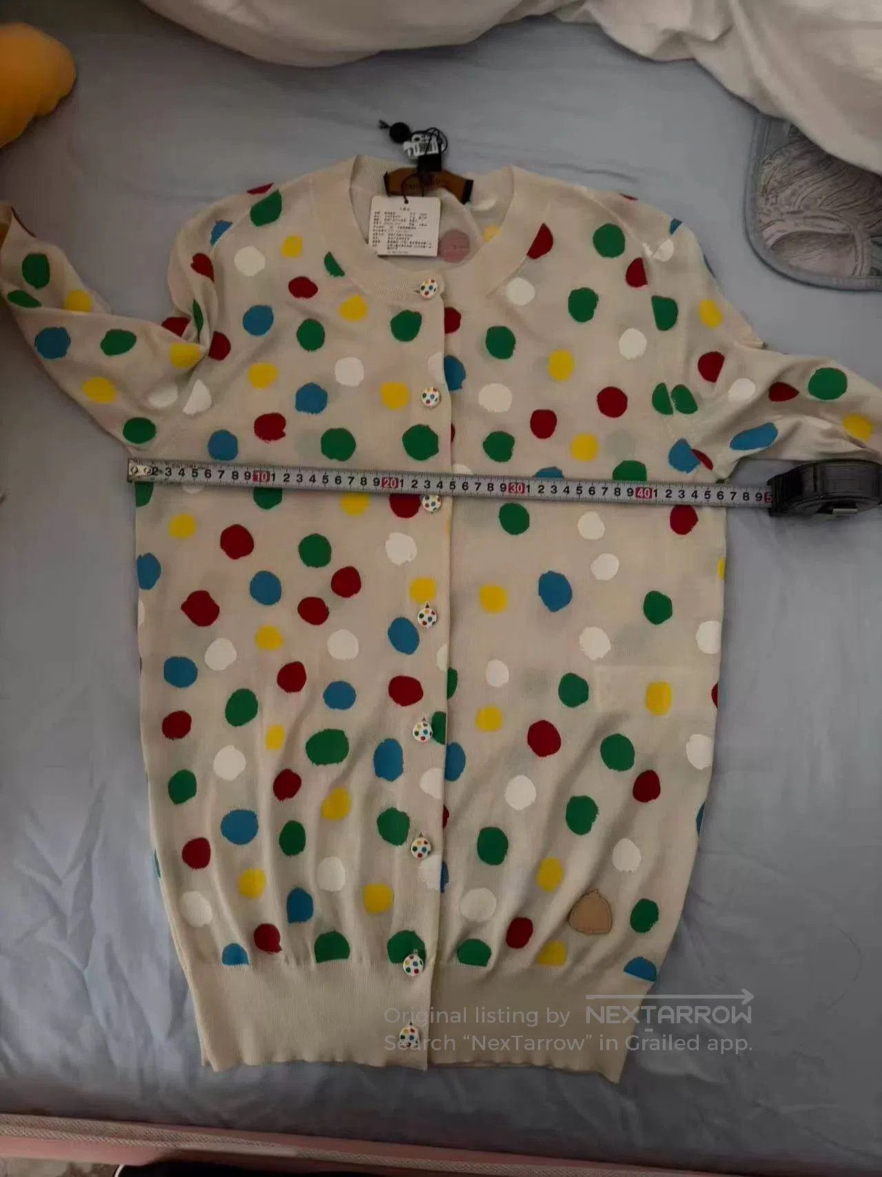 Louis Vuitton Louis Vuitton Yayoi Kusama Polka Dot Cardigan. Size L / US 10 / IT 46 - 9 Thumbnail