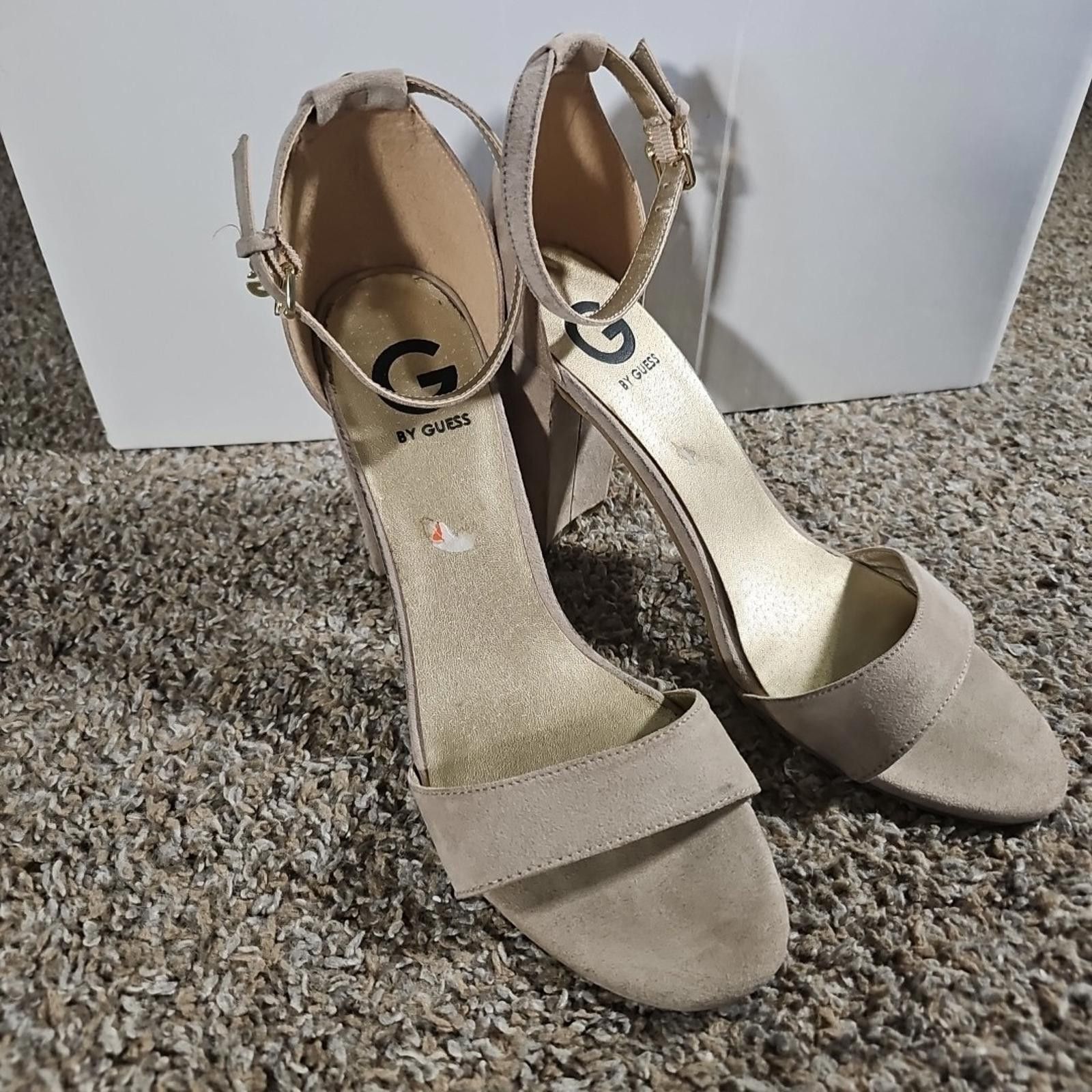 Other G By Guess Shantel Sandal Strap Open Toe Block Heel 9.5 Size US 9.5 / IT 39.5 - 1 Thumbnail