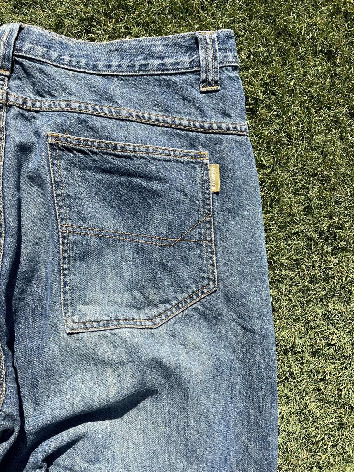 Anchor Blue Vintage 90s anchor denim jeans size 36 x 40 skater wide leg Size US 36 / EU 52 - 7 Thumbnail