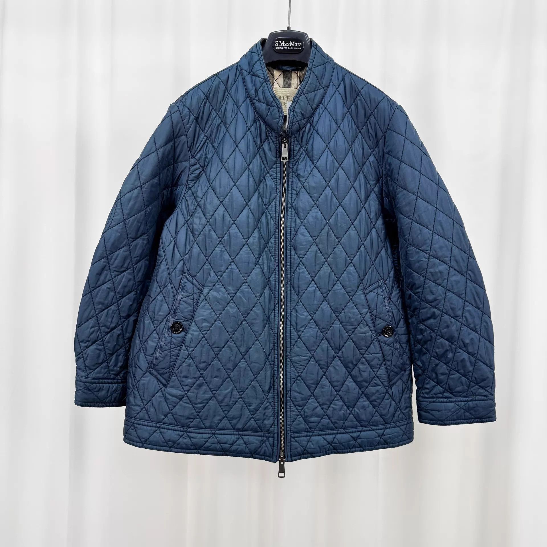 Burberry Burberry Check Quilted Puffer Jacket XL 95 New Size XL / US 12-14 / IT 48-50 - 1 Thumbnail