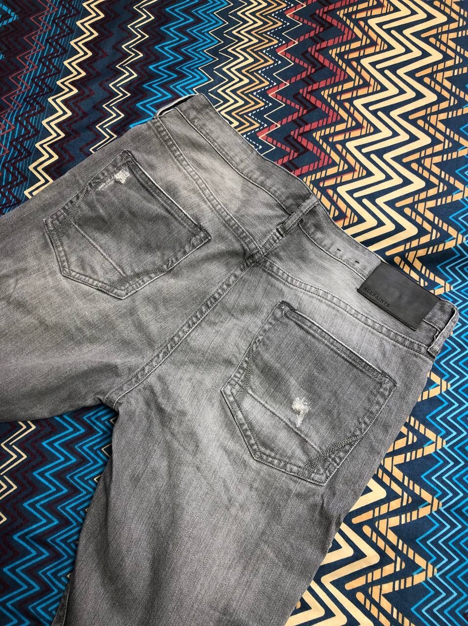 Allsaints × Japanese Brand Allsaints Distressed Jeans Size US 33 - 7 Thumbnail
