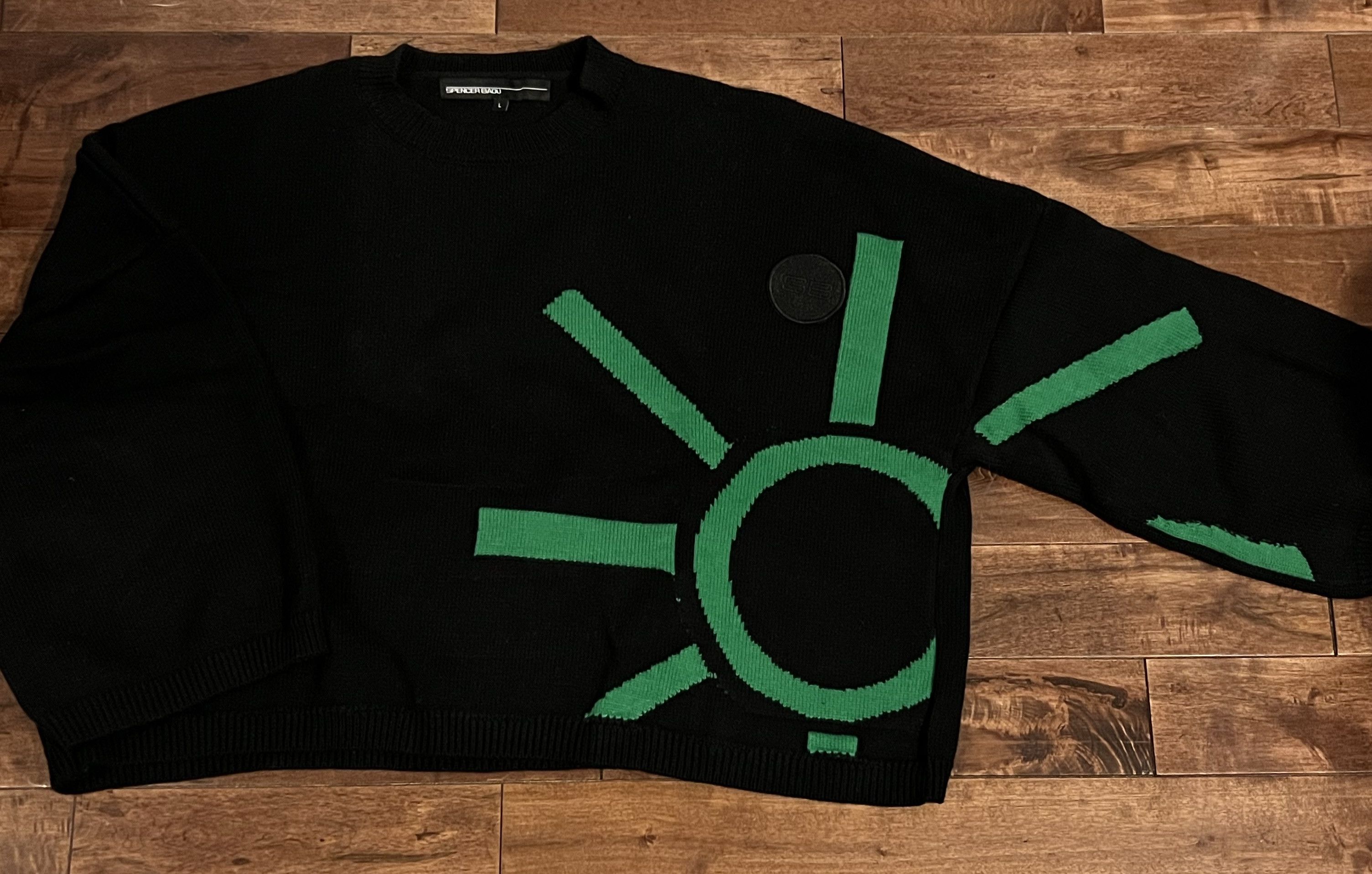 SPENCER BADU SPENCER BADU Oversized Boxy Knit Sweater - L Size US L / EU 52-54 / 3 - 1 Thumbnail