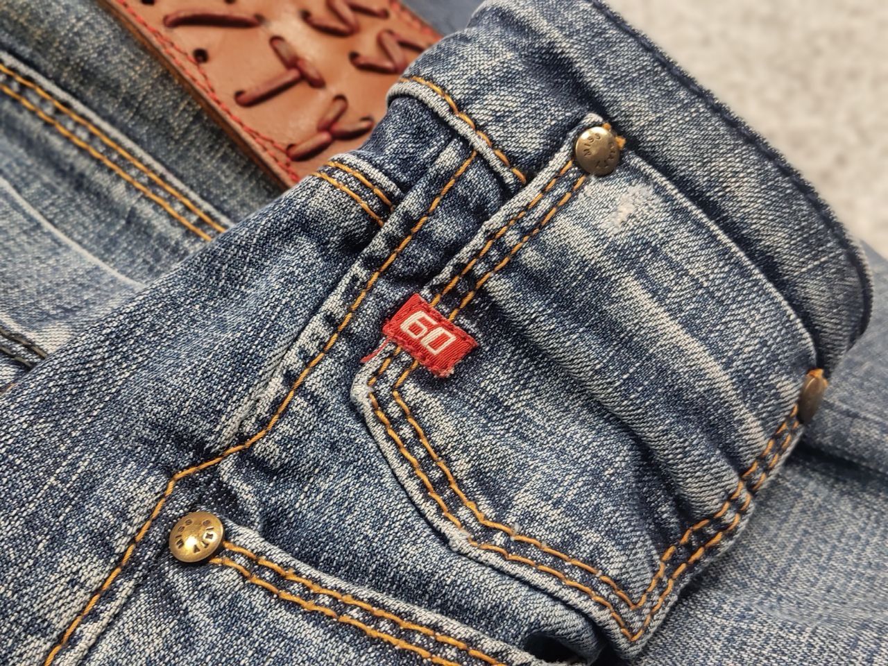 Miss Sixty Vintage Miss Sixty Logo Eden Faded Denim Jeans Y2K Style Size 24" / US 00 / IT 34 - 15 Thumbnail